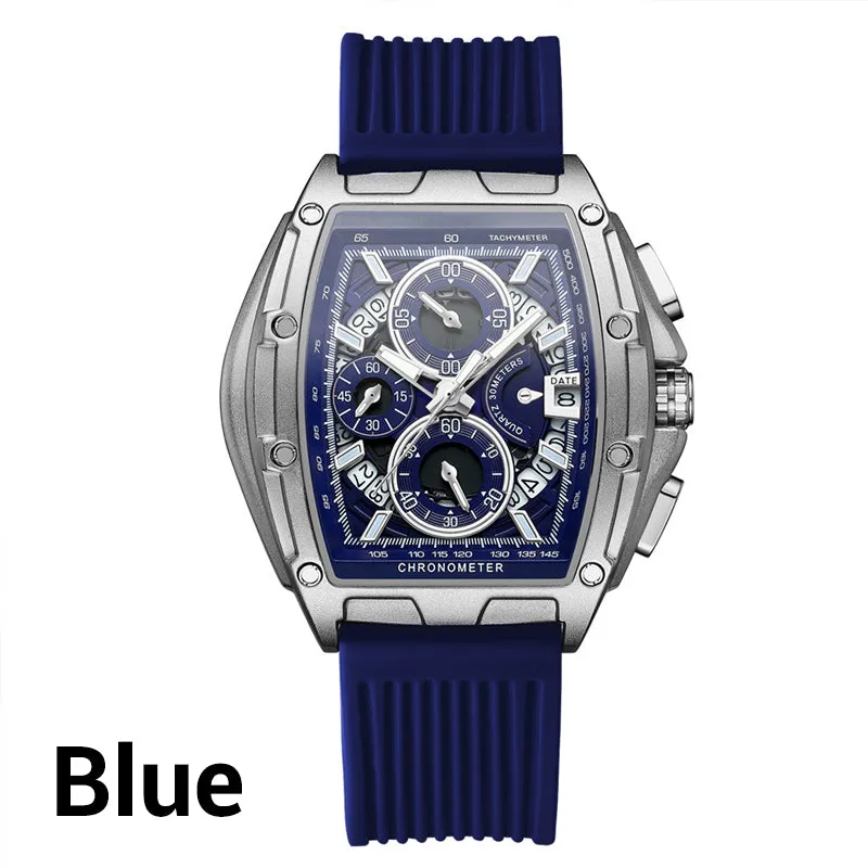 🔥2025 Hot Sale⌚️ Men’s Stylish Silicone Belt Quartz Watch