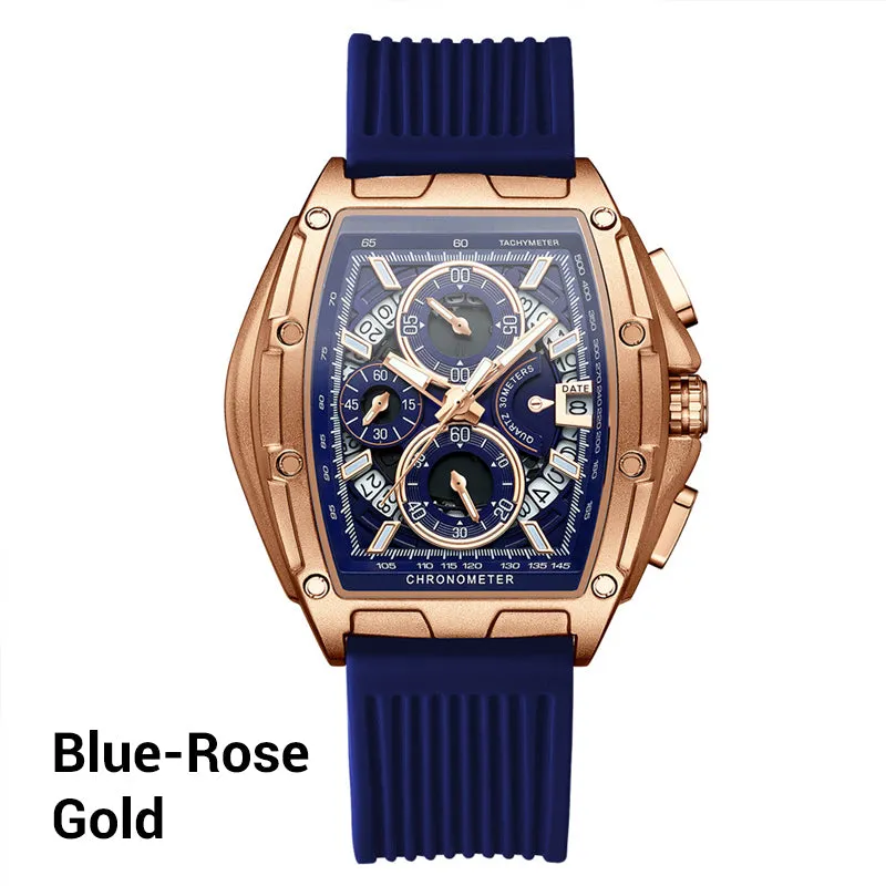 🔥2025 Hot Sale⌚️ Men’s Stylish Silicone Belt Quartz Watch