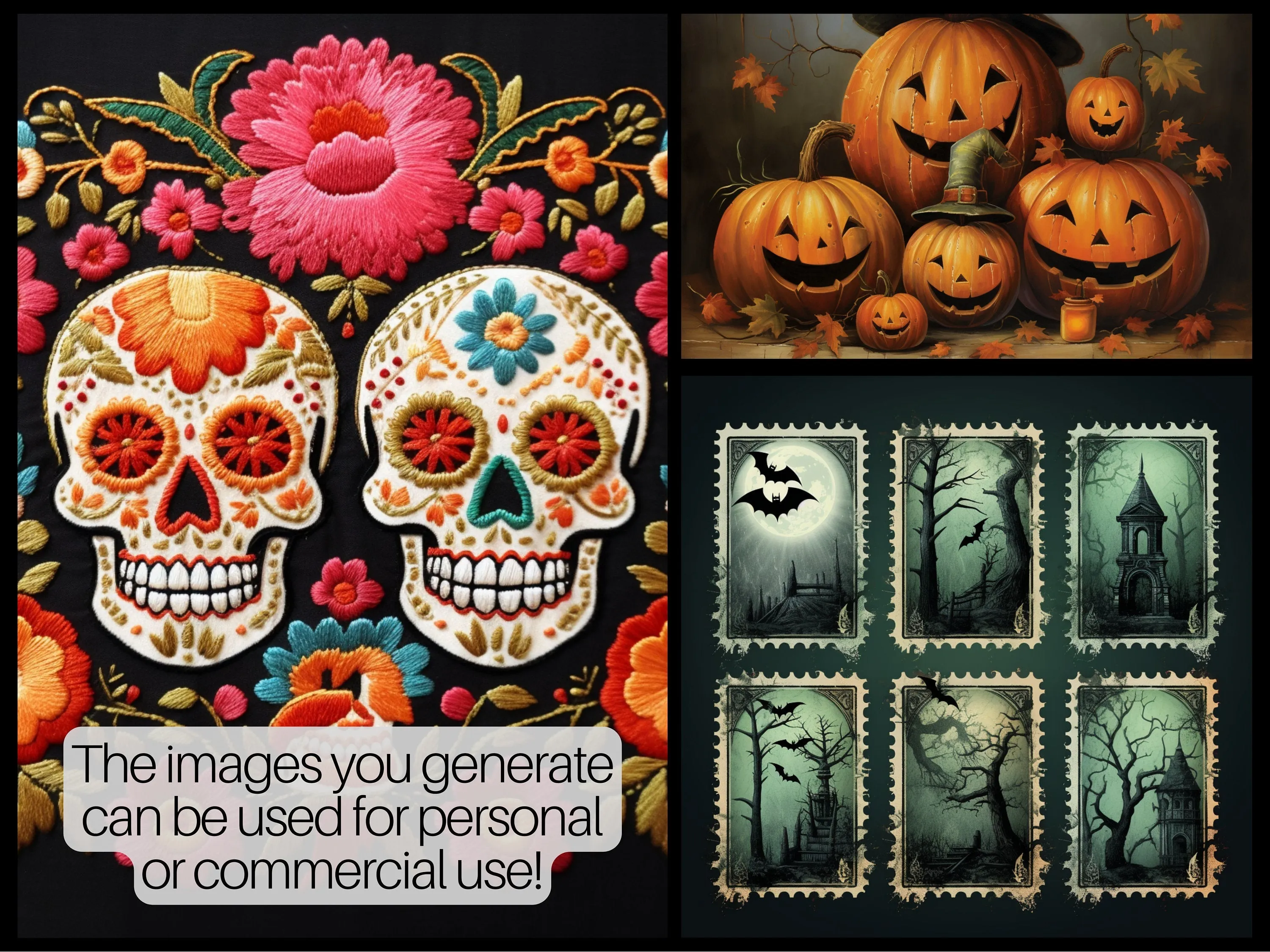2200 Halloween AI Art Prompts