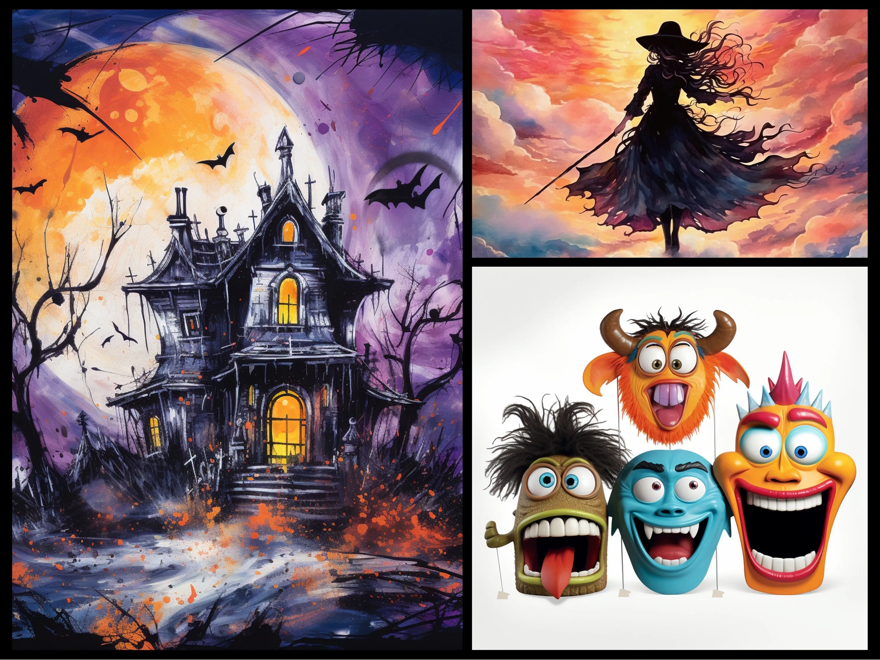 2200 Halloween AI Art Prompts