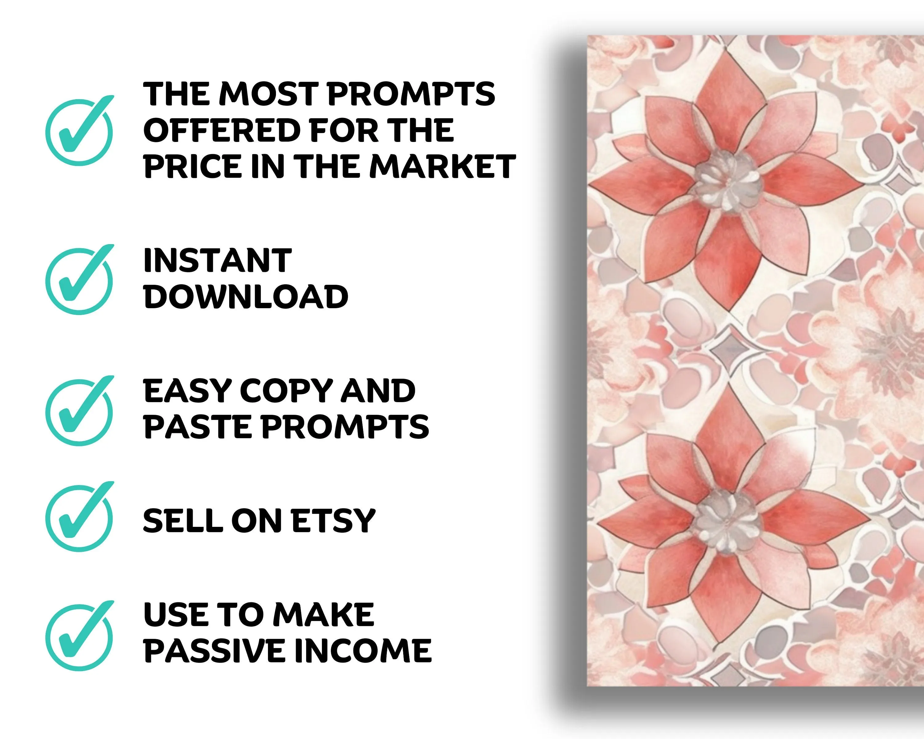 2500 Midjourney Prompts AI For Digital Paper, 25 Categories