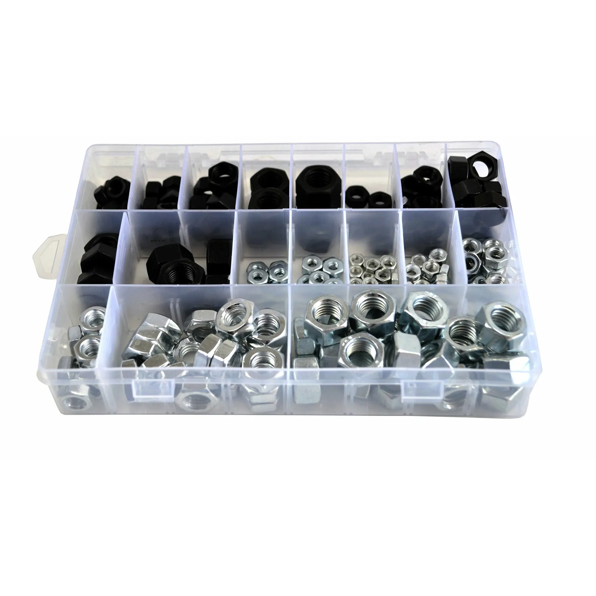 255pc Metric Nylock Nut Grab Kit and 228pc Imperial & Metric Nut Kit