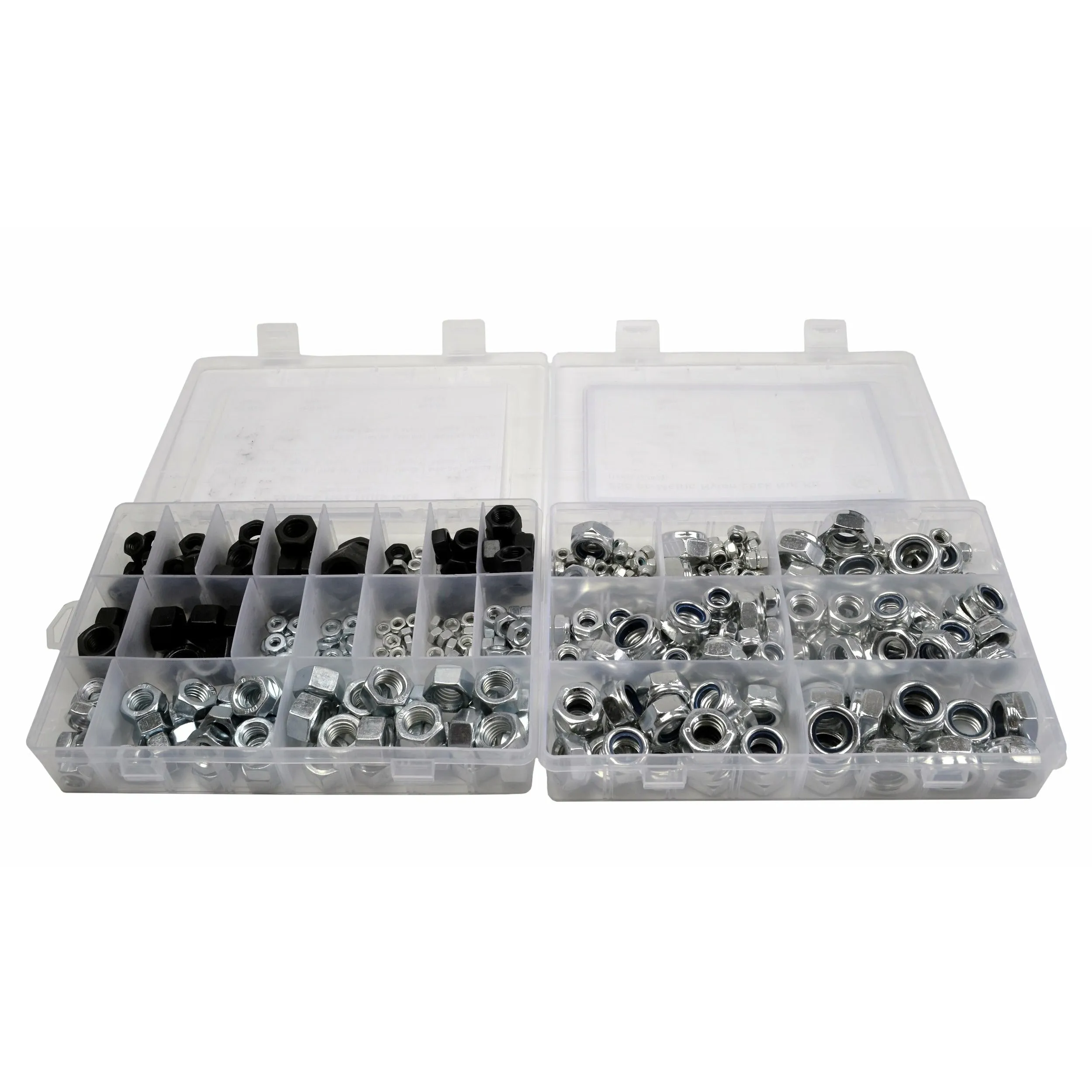 255pc Metric Nylock Nut Grab Kit and 228pc Imperial & Metric Nut Kit