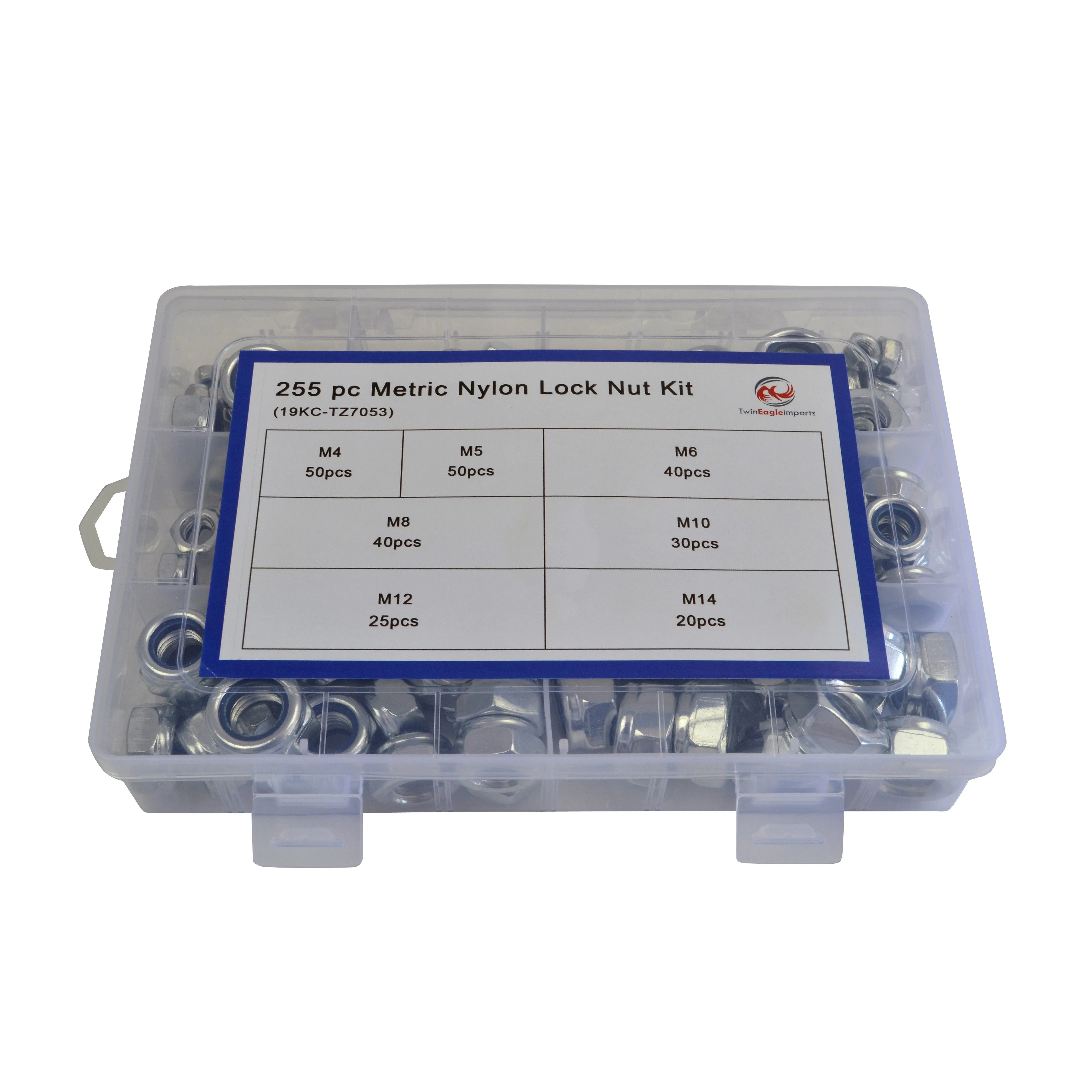 255pc Metric Nylock Nut Grab Kit and 228pc Imperial & Metric Nut Kit