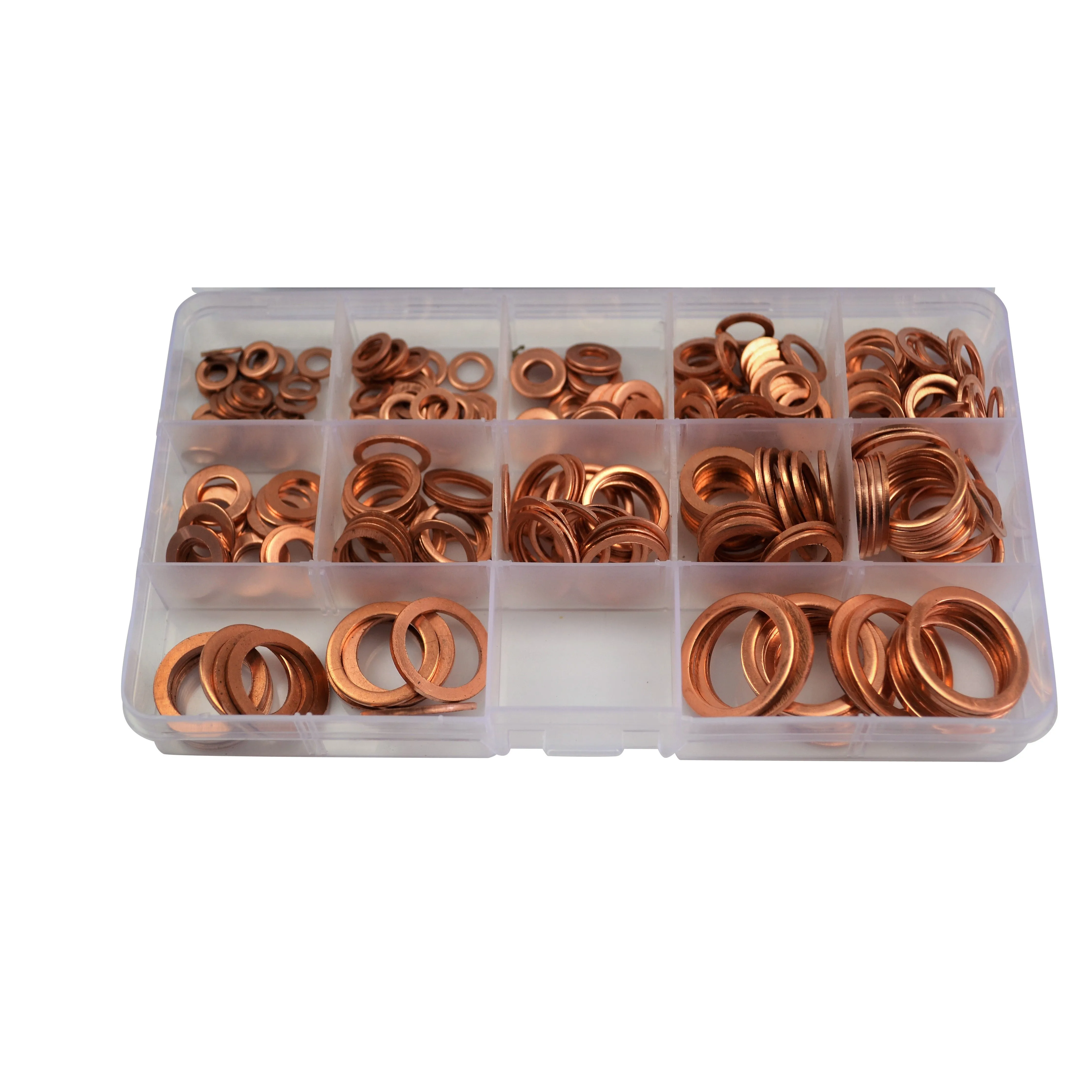 280pc Metric Copper Washers Grab Kit Assortment