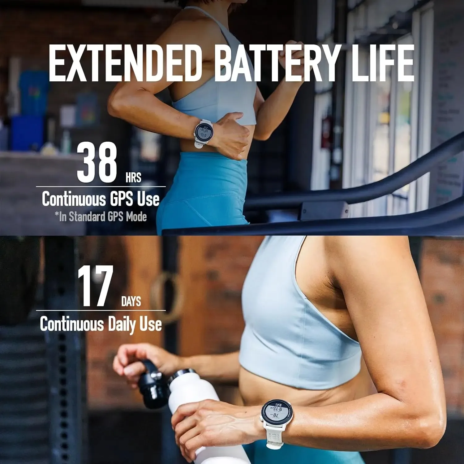 3 Sport Watch GPS, Lightweight and Comfort, 17 Days Battery Life, Dual-Frequency GPS, Heart Rate, Navigation,
