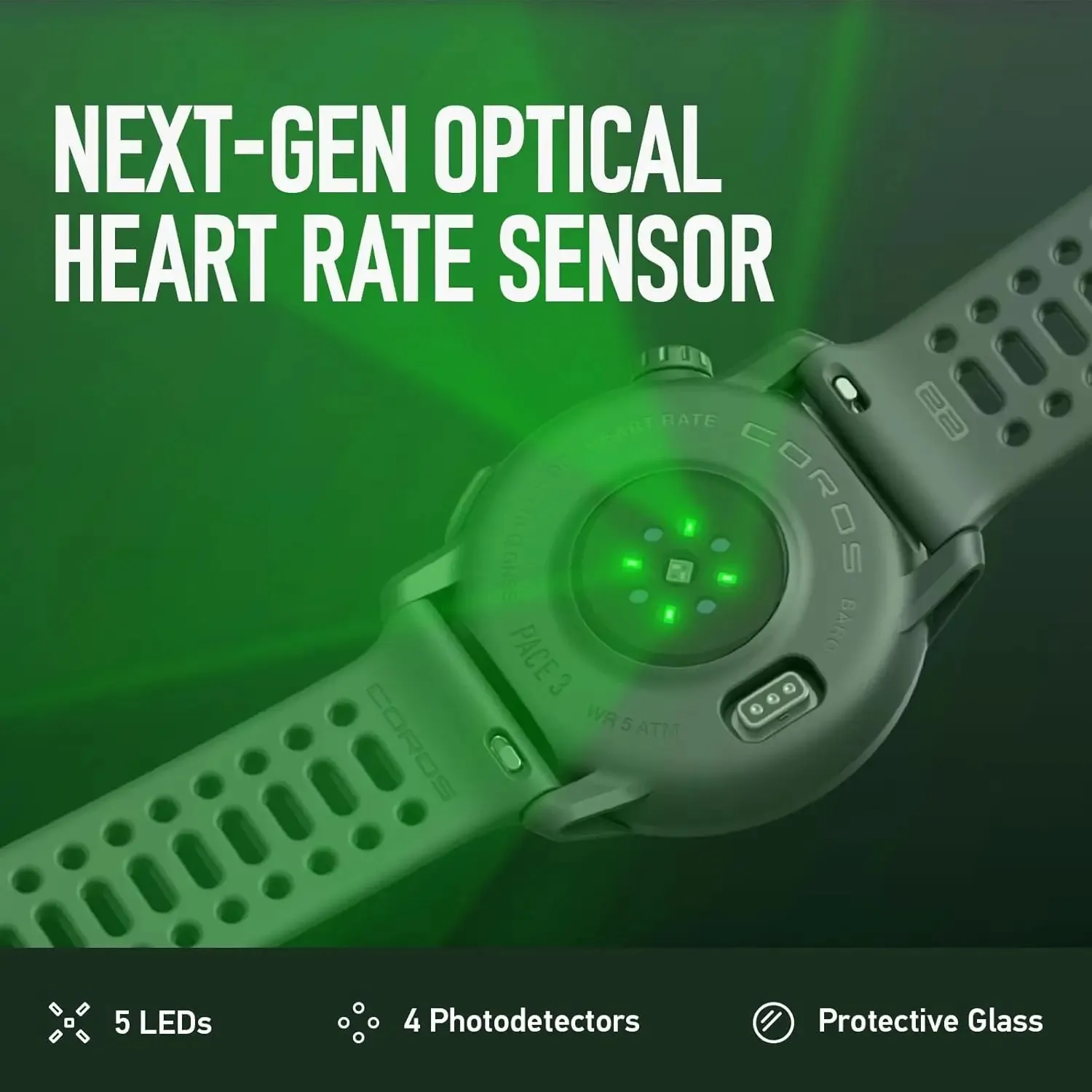 3 Sport Watch GPS, Lightweight and Comfort, 17 Days Battery Life, Dual-Frequency GPS, Heart Rate, Navigation,