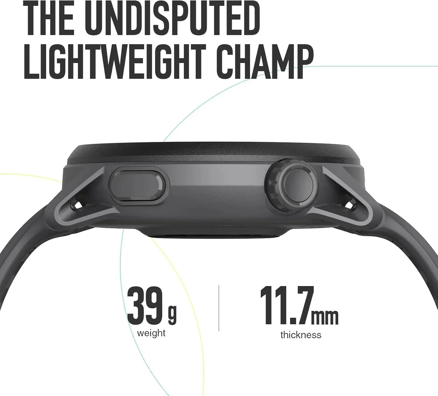 3 Sport Watch GPS, Lightweight and Comfort, 17 Days Battery Life, Dual-Frequency GPS, Heart Rate, Navigation,