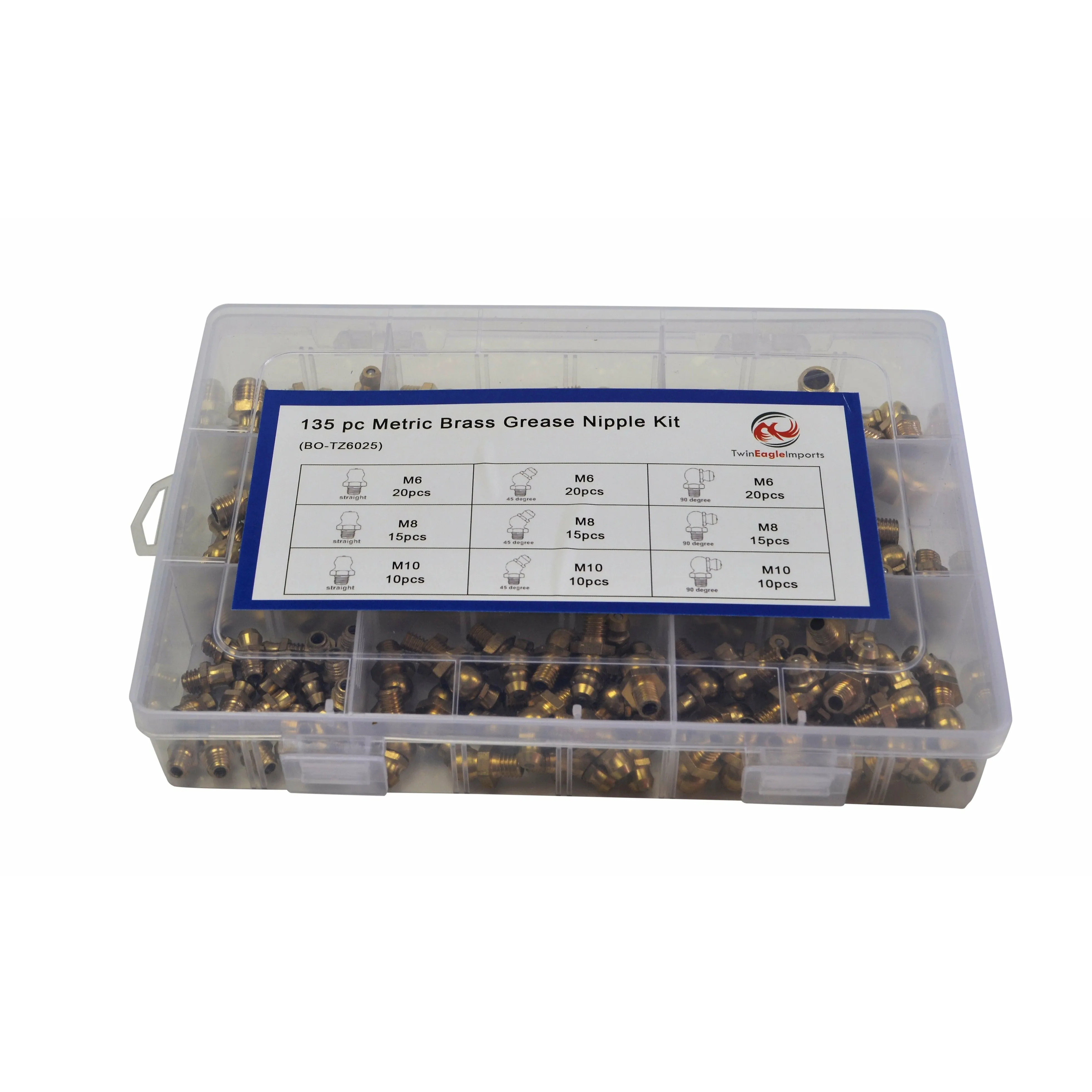 305 piece Grease Nipple Combo Grab Kit