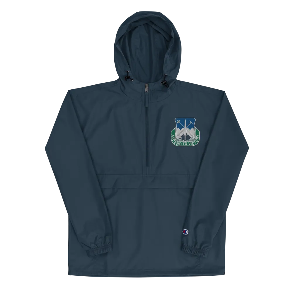 3/172nd Inf (Mtn) Embroidered Champion Packable Jacket