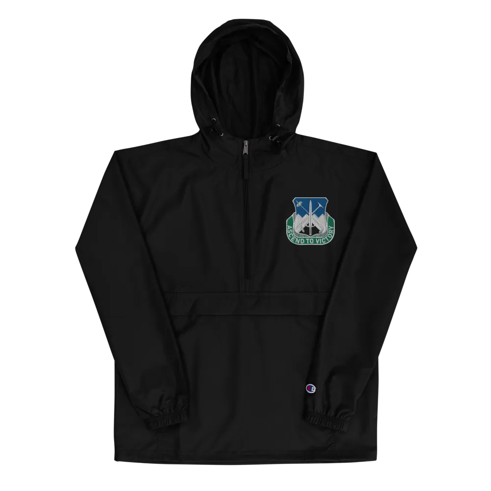 3/172nd Inf (Mtn) Embroidered Champion Packable Jacket