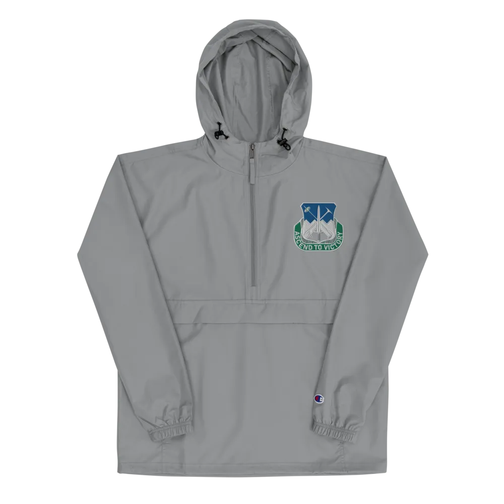 3/172nd Inf (Mtn) Embroidered Champion Packable Jacket
