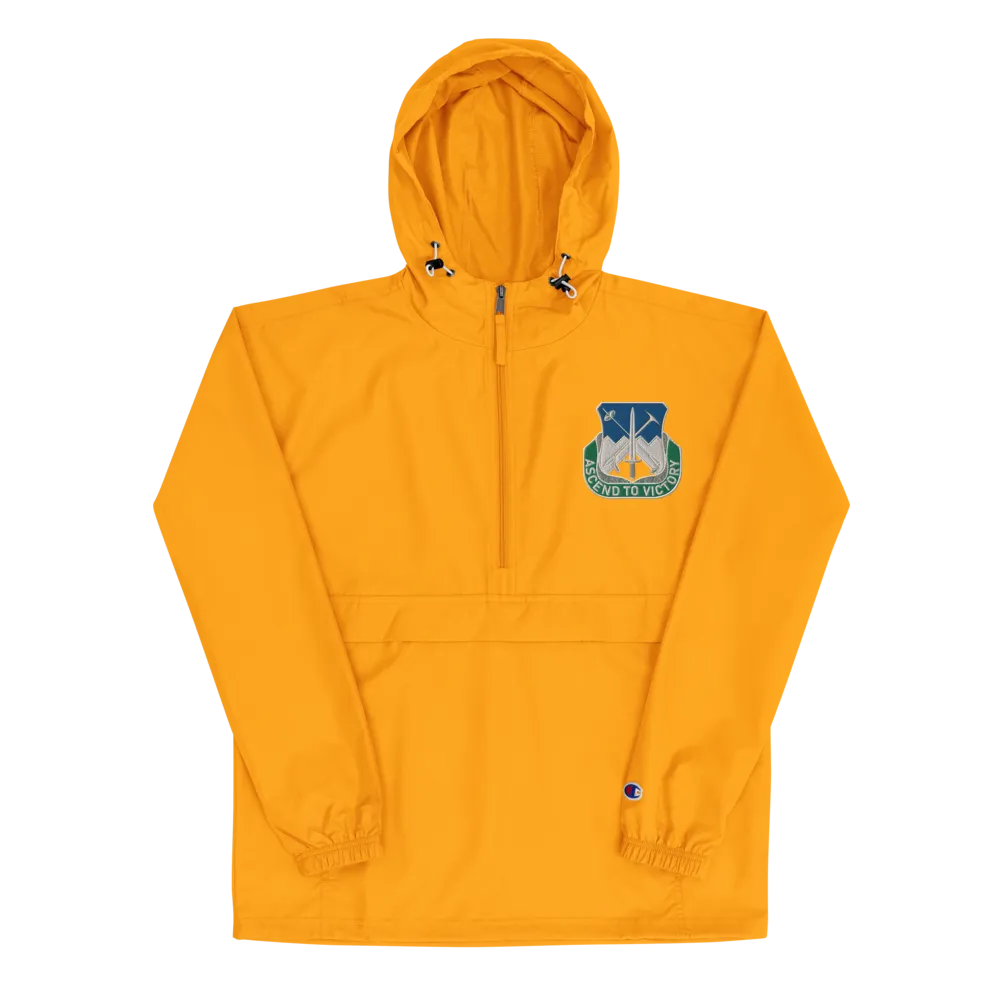 3/172nd Inf (Mtn) Embroidered Champion Packable Jacket