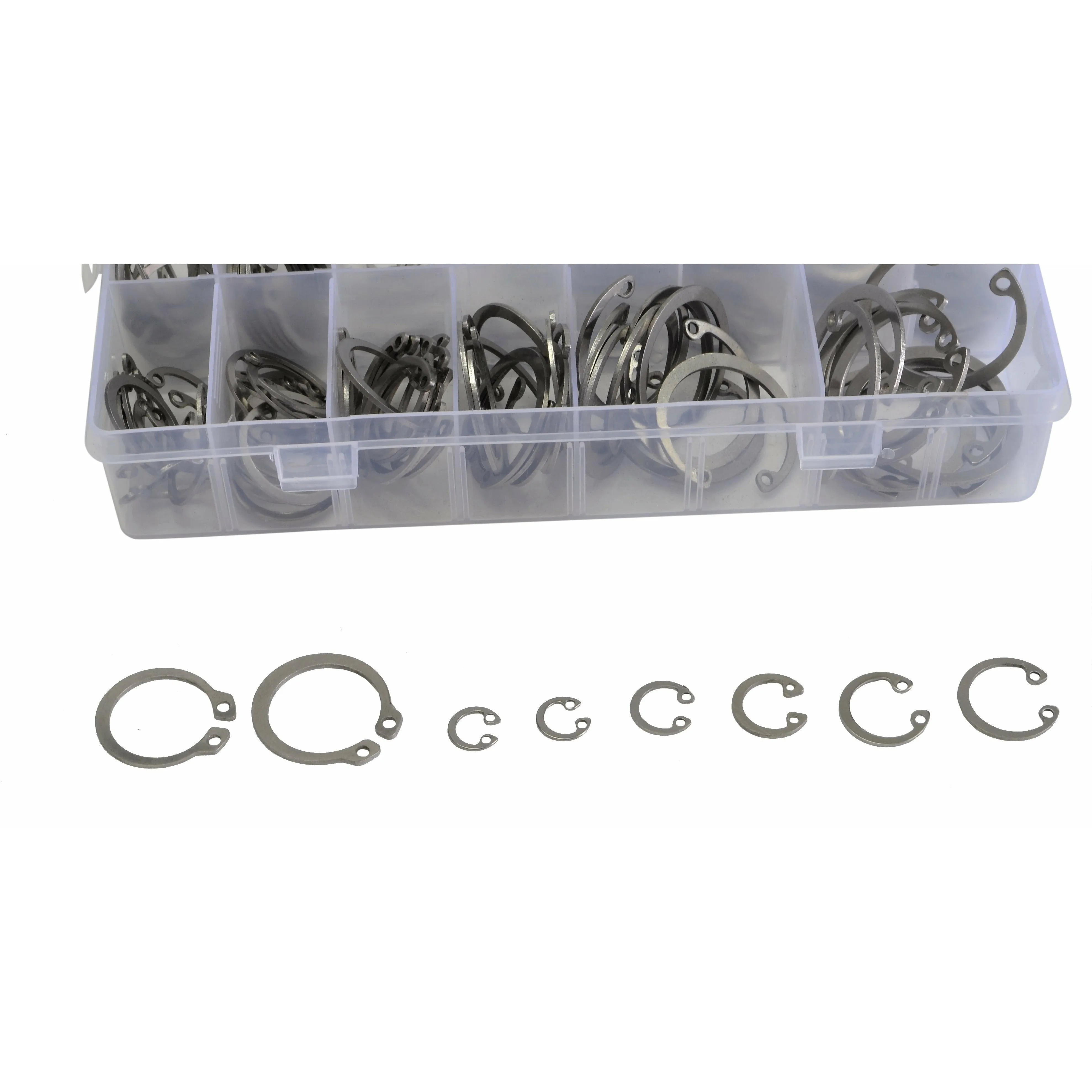 340pc 304 Stainless Steel Circlip Kit