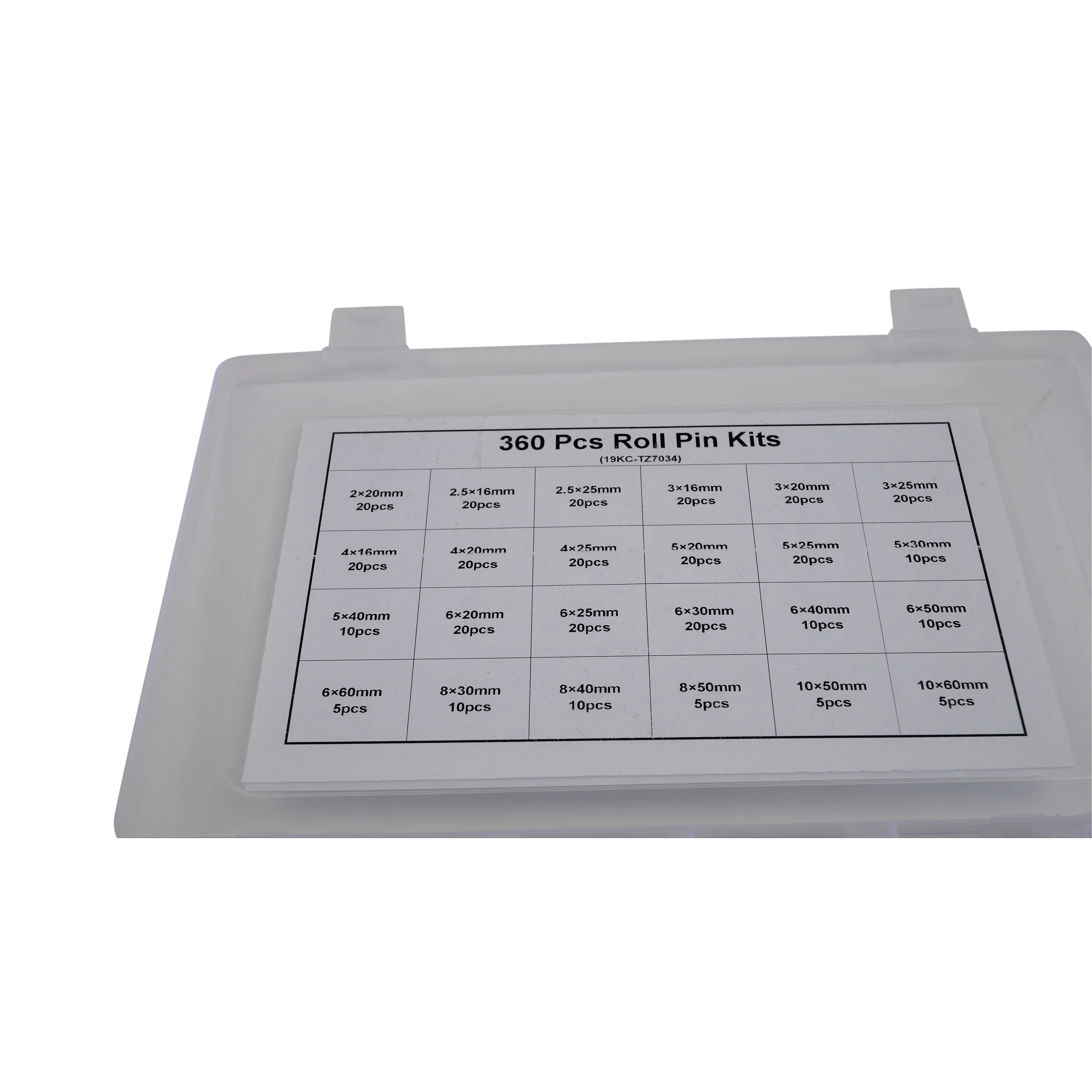 360 Piece Metric Roll Pin Grab Kit Assortment