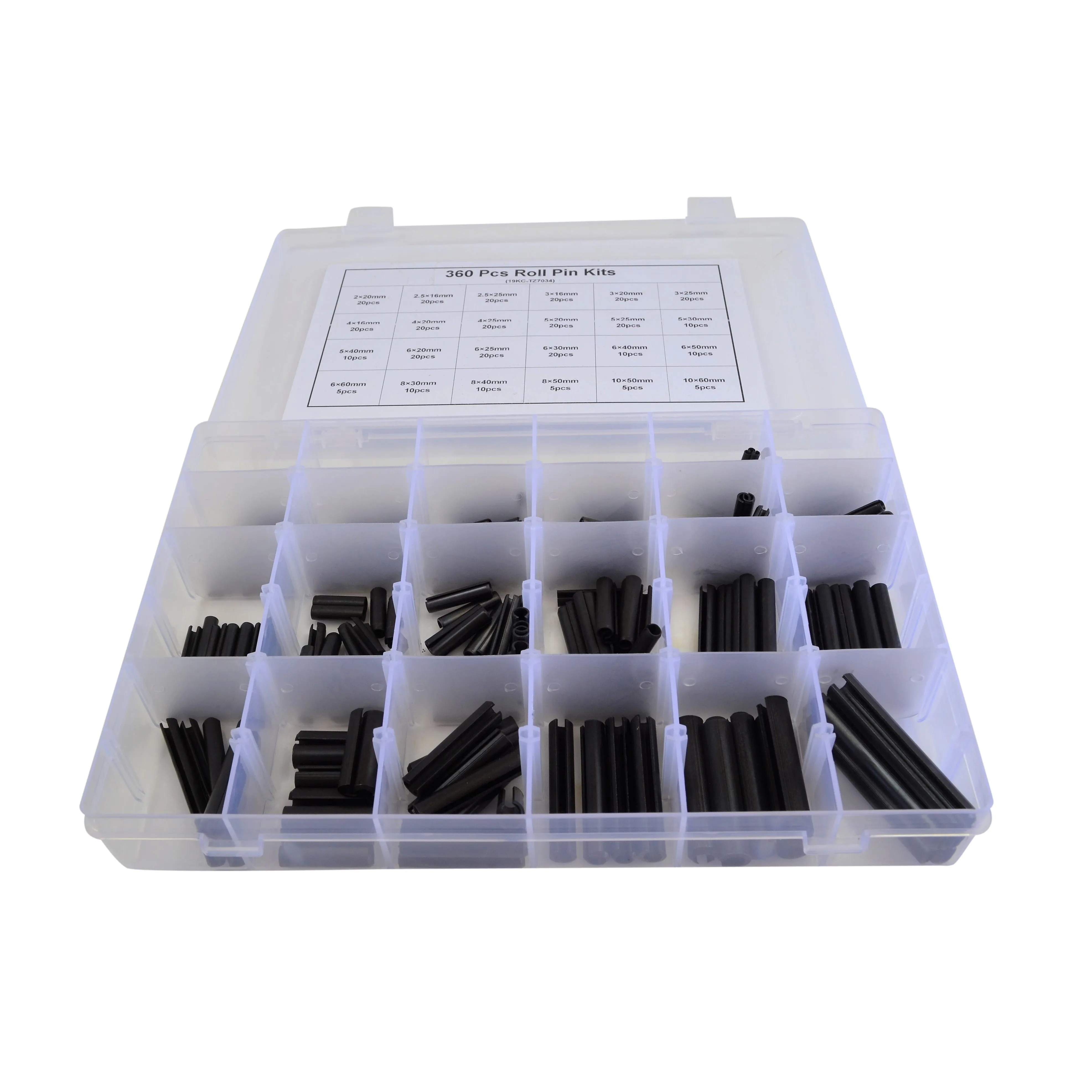 360 Piece Metric Roll Pin Grab Kit Assortment