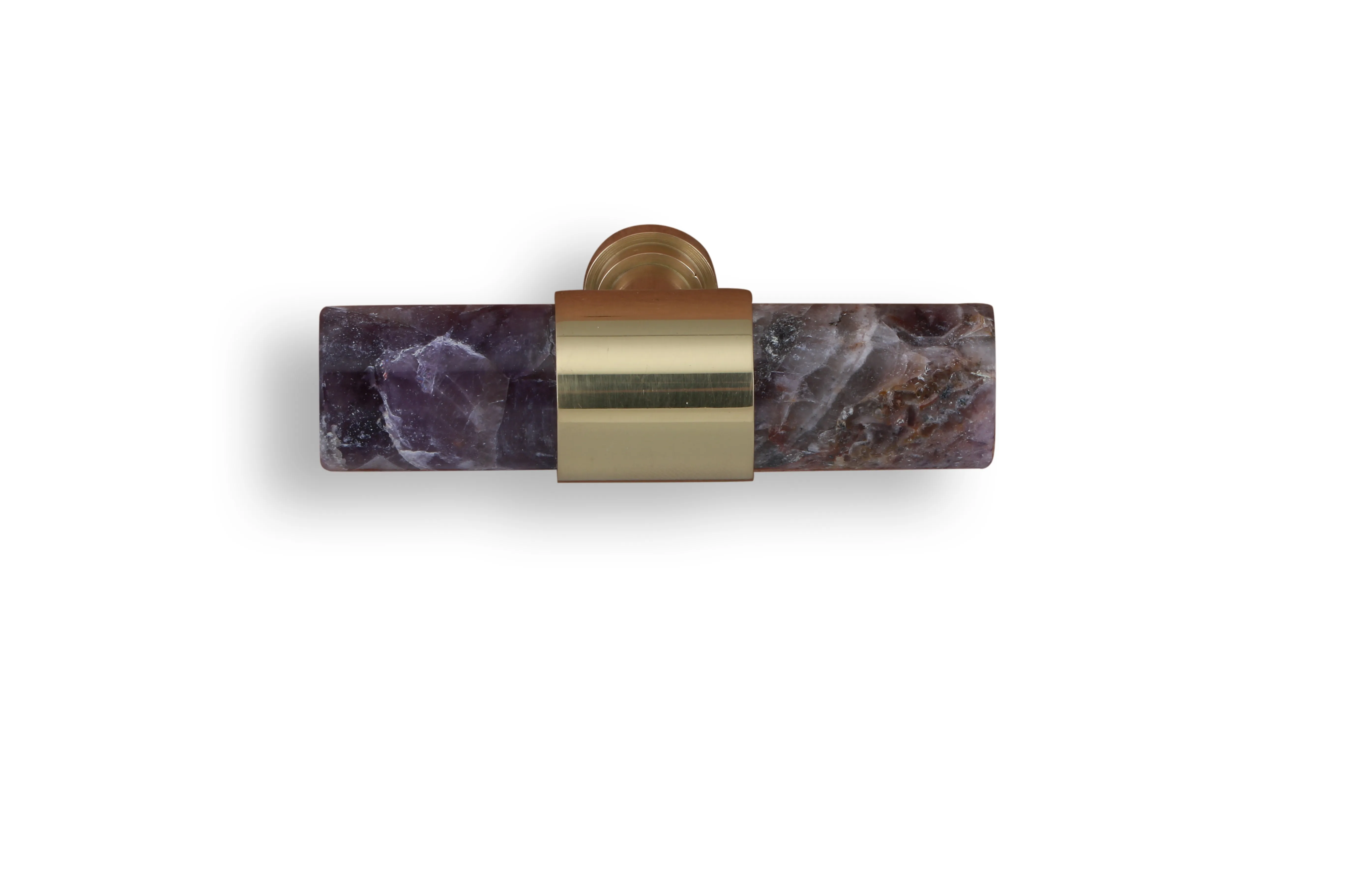 3" Gemstone Cabinet Bars with Gold Accent