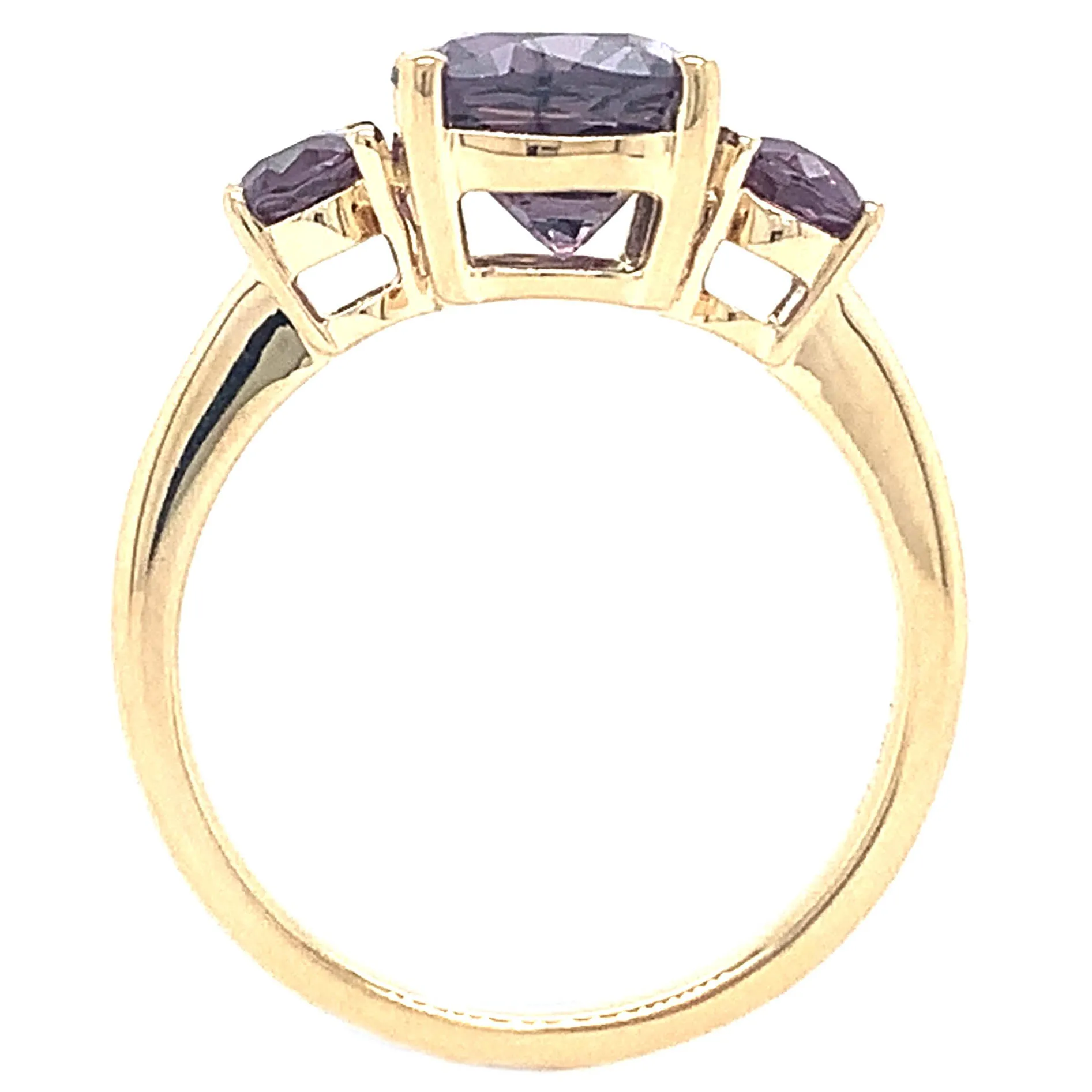 4.06carat Three Gem Stone Ring