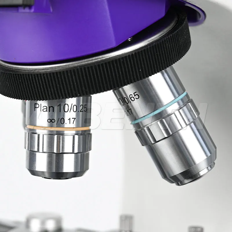 40x-2500x DIN Achromatic Objective Trinocular Laboratory Compound Microscope With 5.0MP LCD Touch Pad Screen