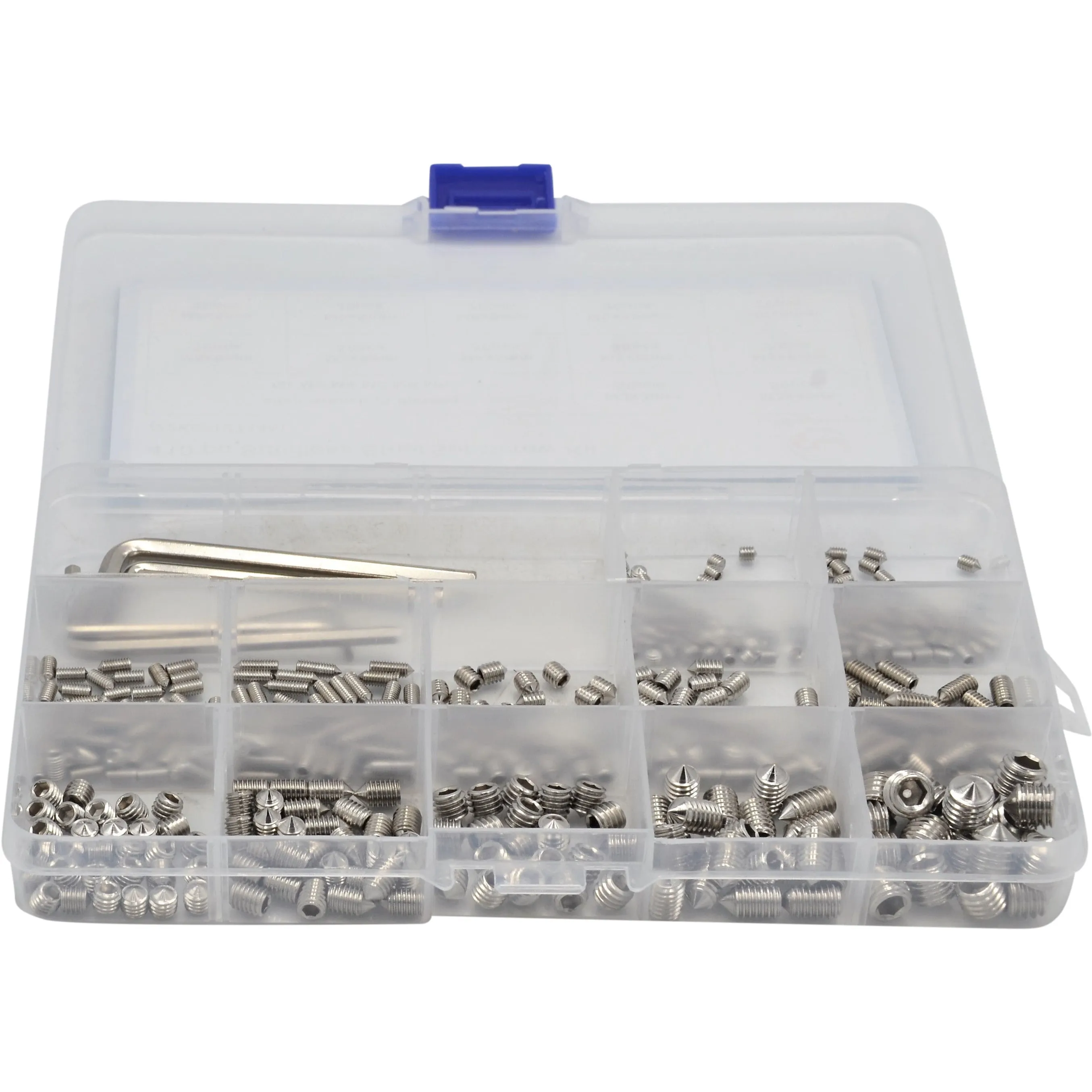 410 Piece Stainless Steel Metric Set Screw Grab Kit Assortment