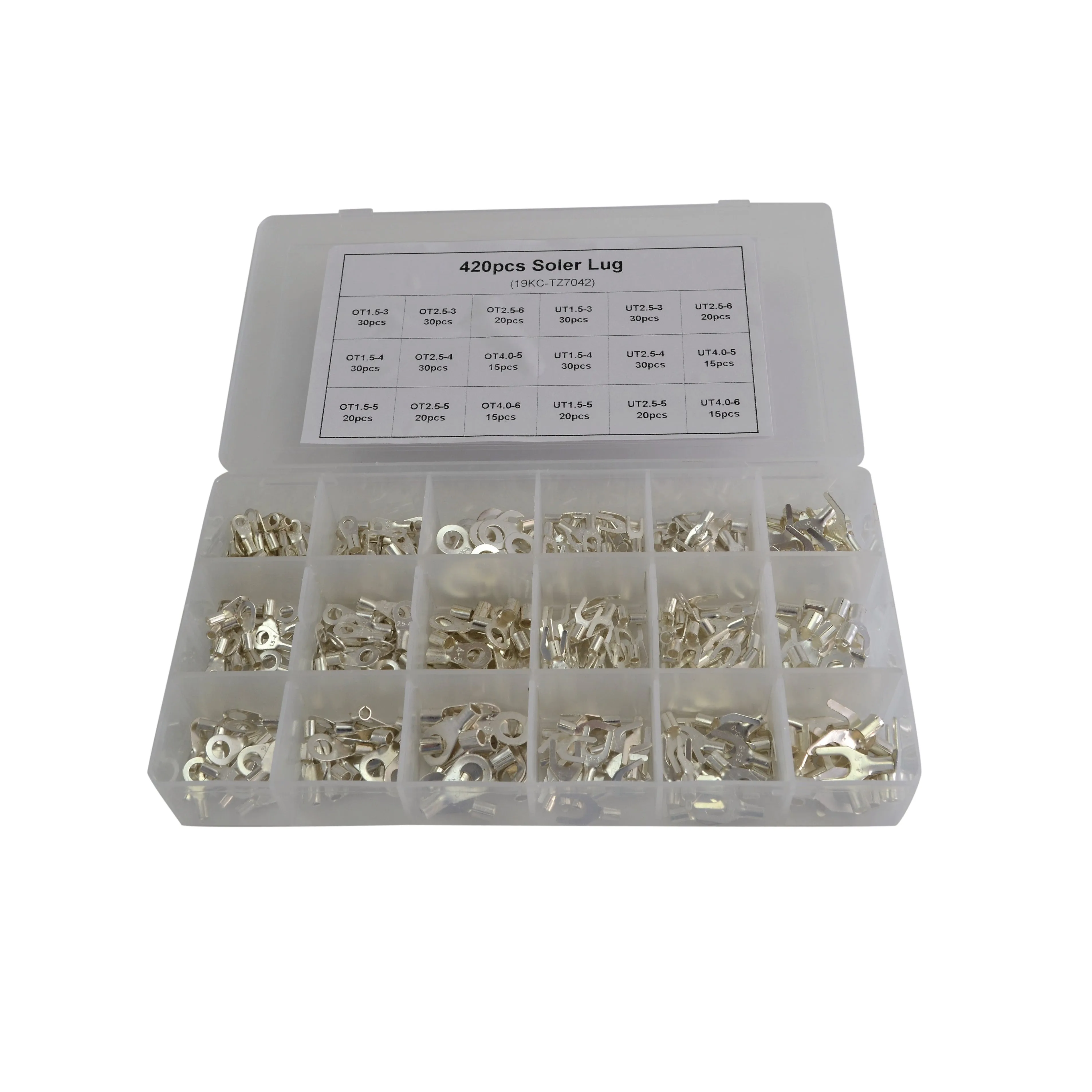 420pc Solder Lug Grab Kit Assortment