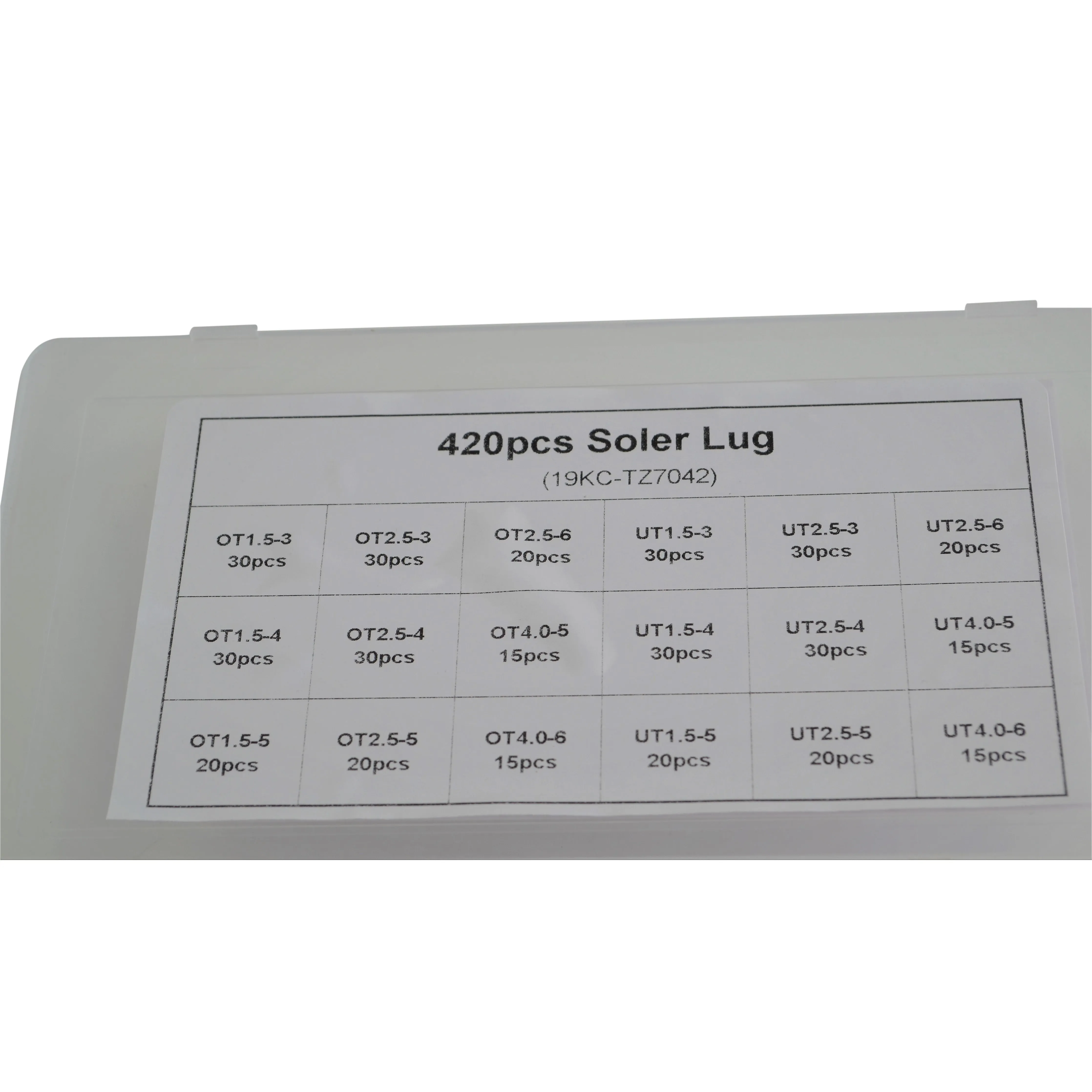 420pc Solder Lug Grab Kit Assortment