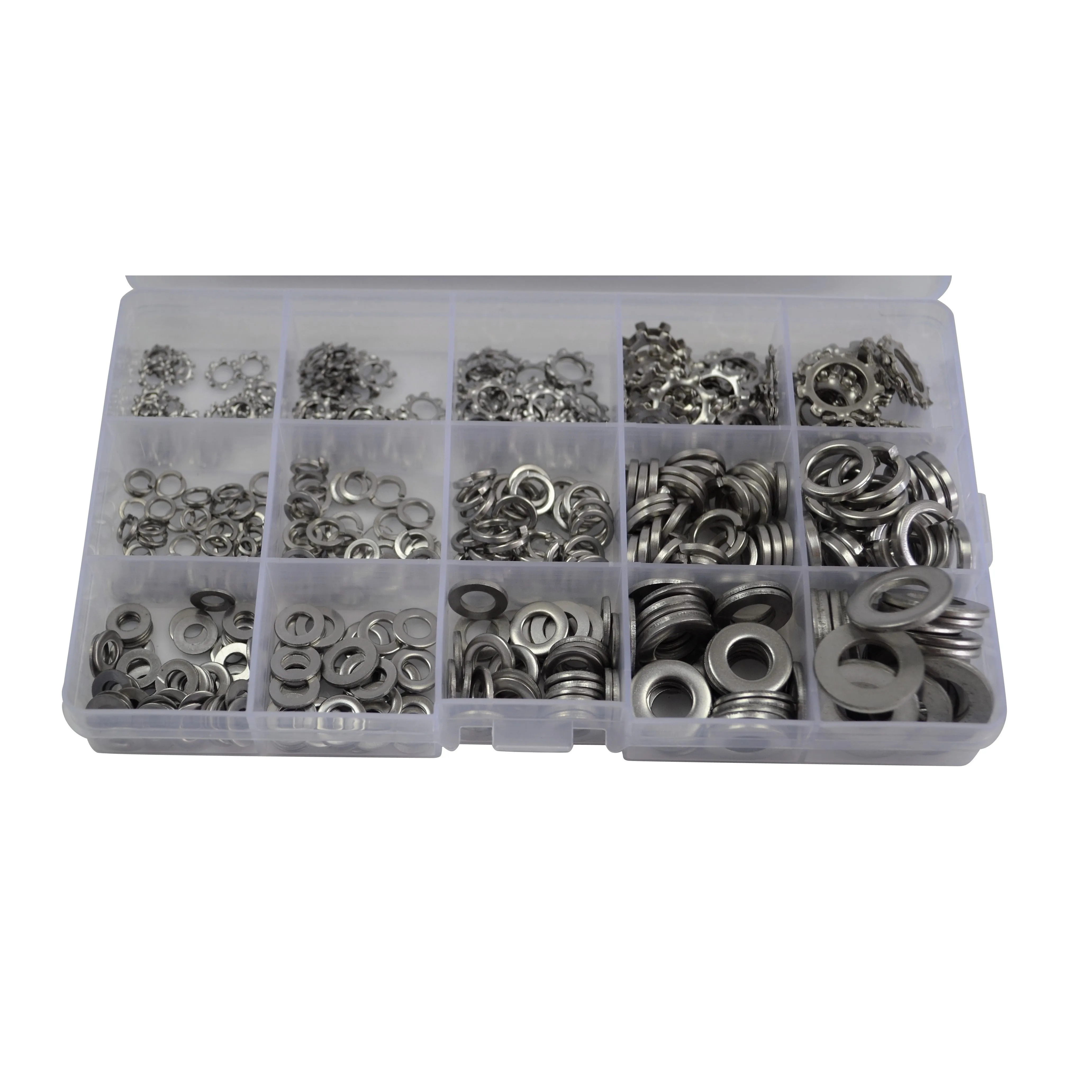 460pc Metric Stainless Steel Washers Grab Kit Assortment
