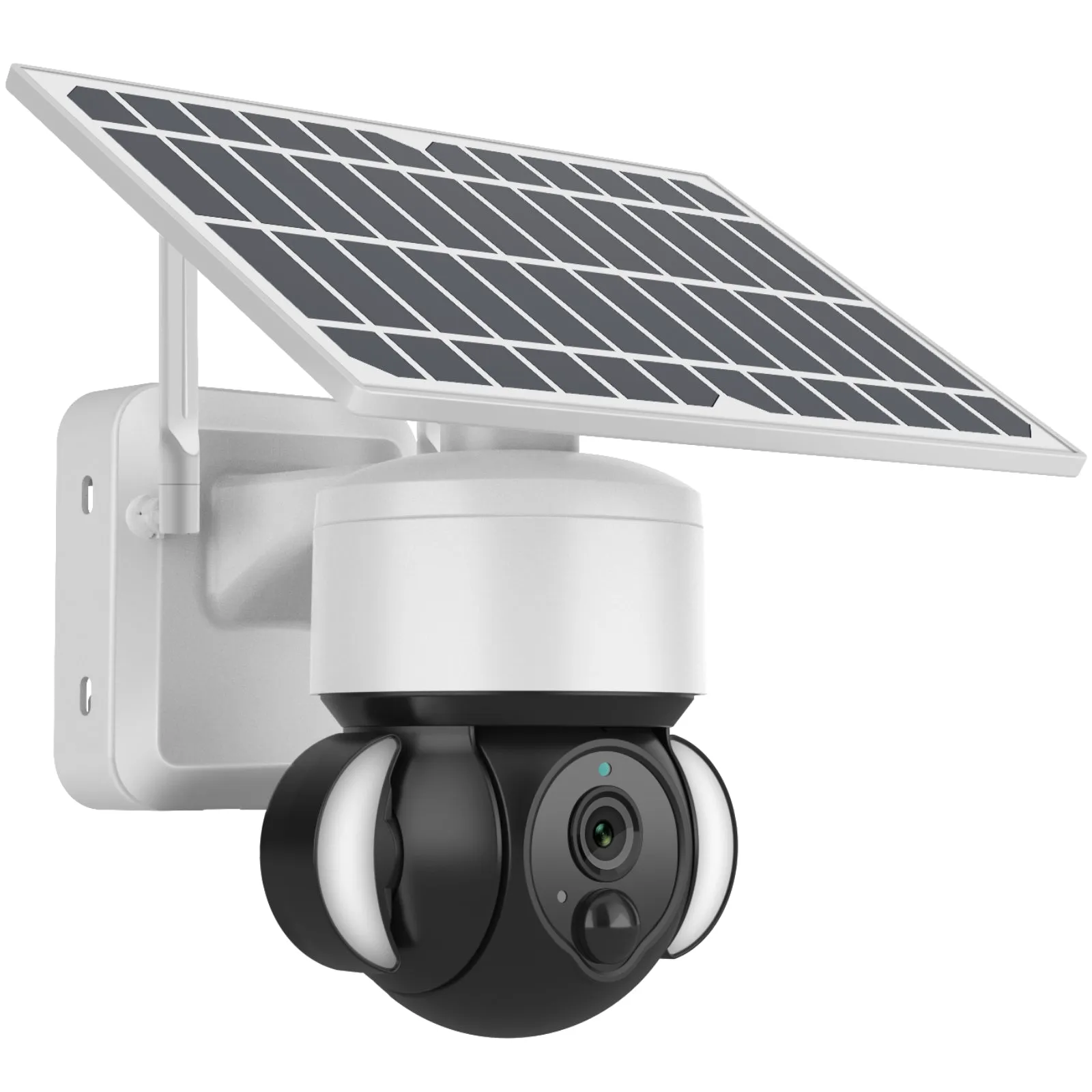 4G Solar Powered Camera Security Floodlight Night Vision Pan/Tilt HD Video Recorder