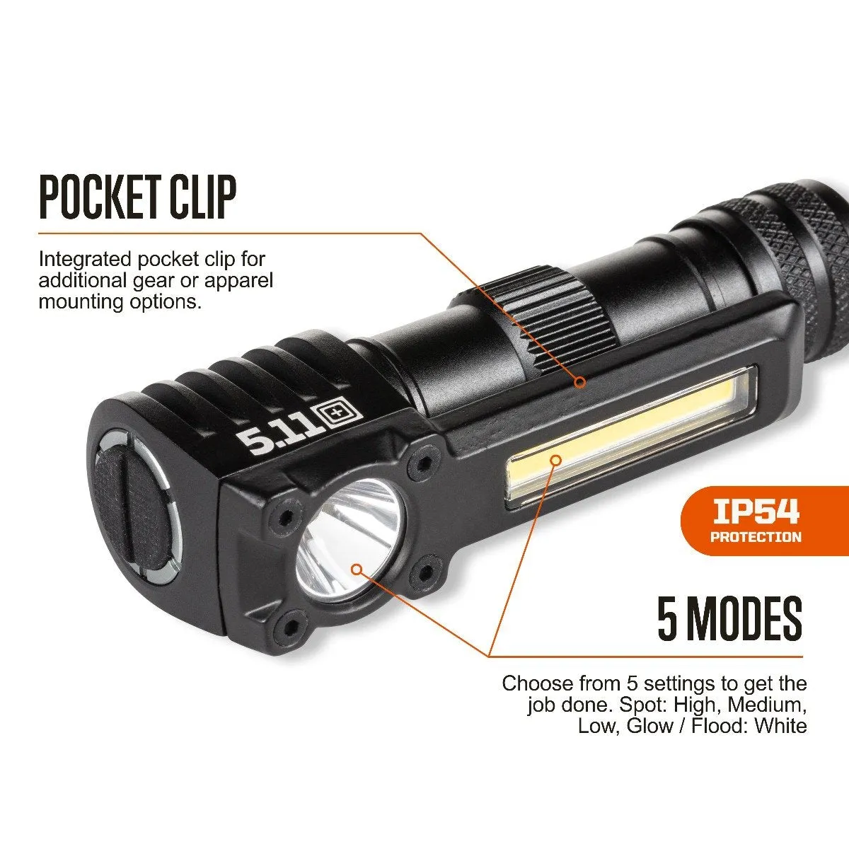 5.11 Rapid 1AA 200 Lumens LED Headlamp
