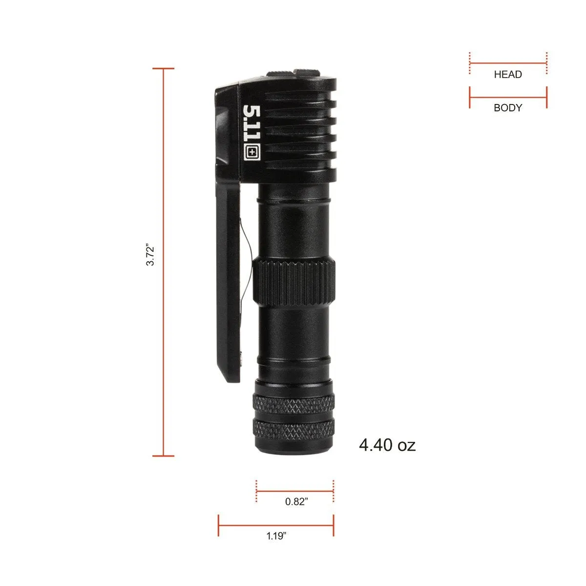 5.11 Rapid 1AA 200 Lumens LED Headlamp