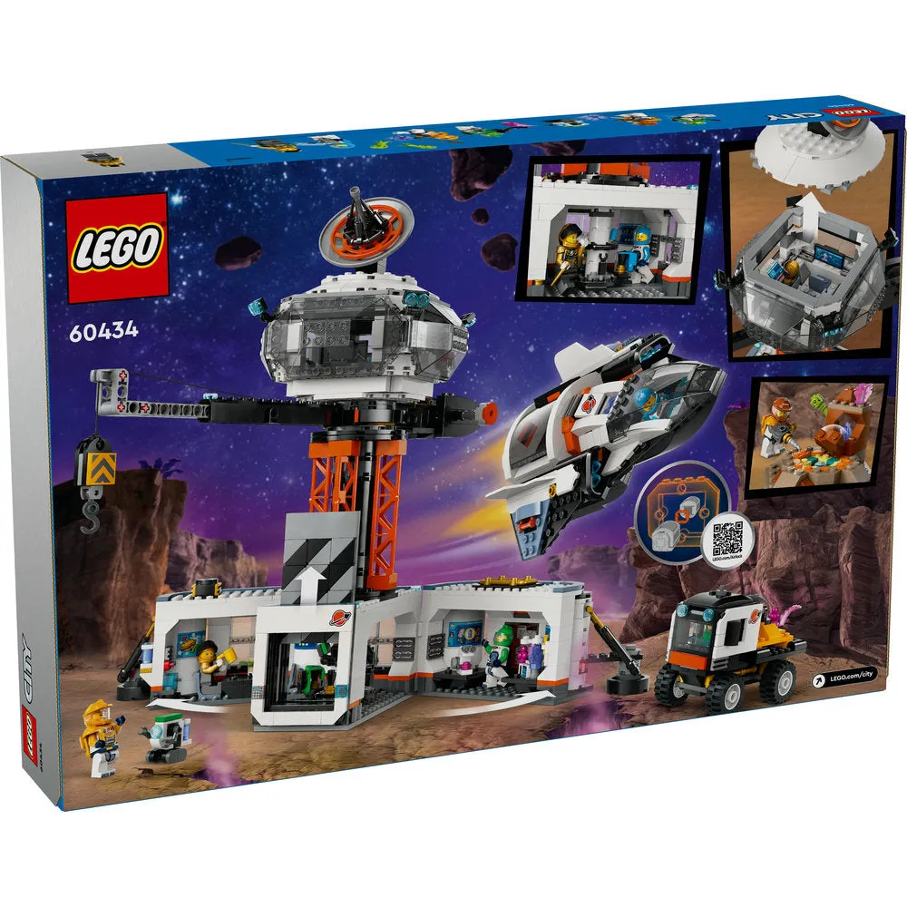 60434 CITY SPACE BASE AND ROCKET LAUNCHPAD