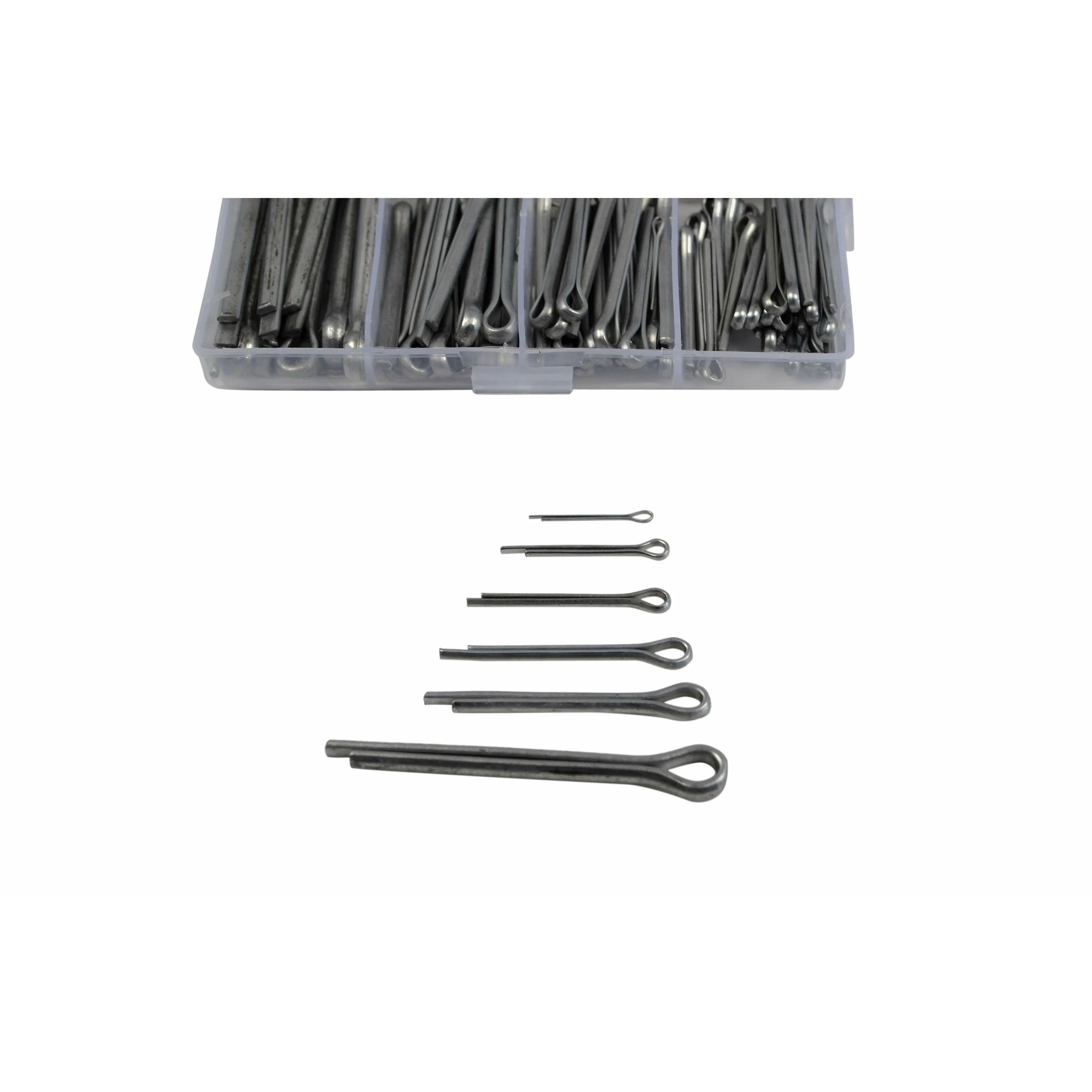 60pc Metric Clevis Pin Kit and 230pc Metric Cotter Pin Grab Kit