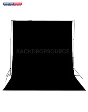 6m W x 6m H White/ Black Background with a Backdrop Stand