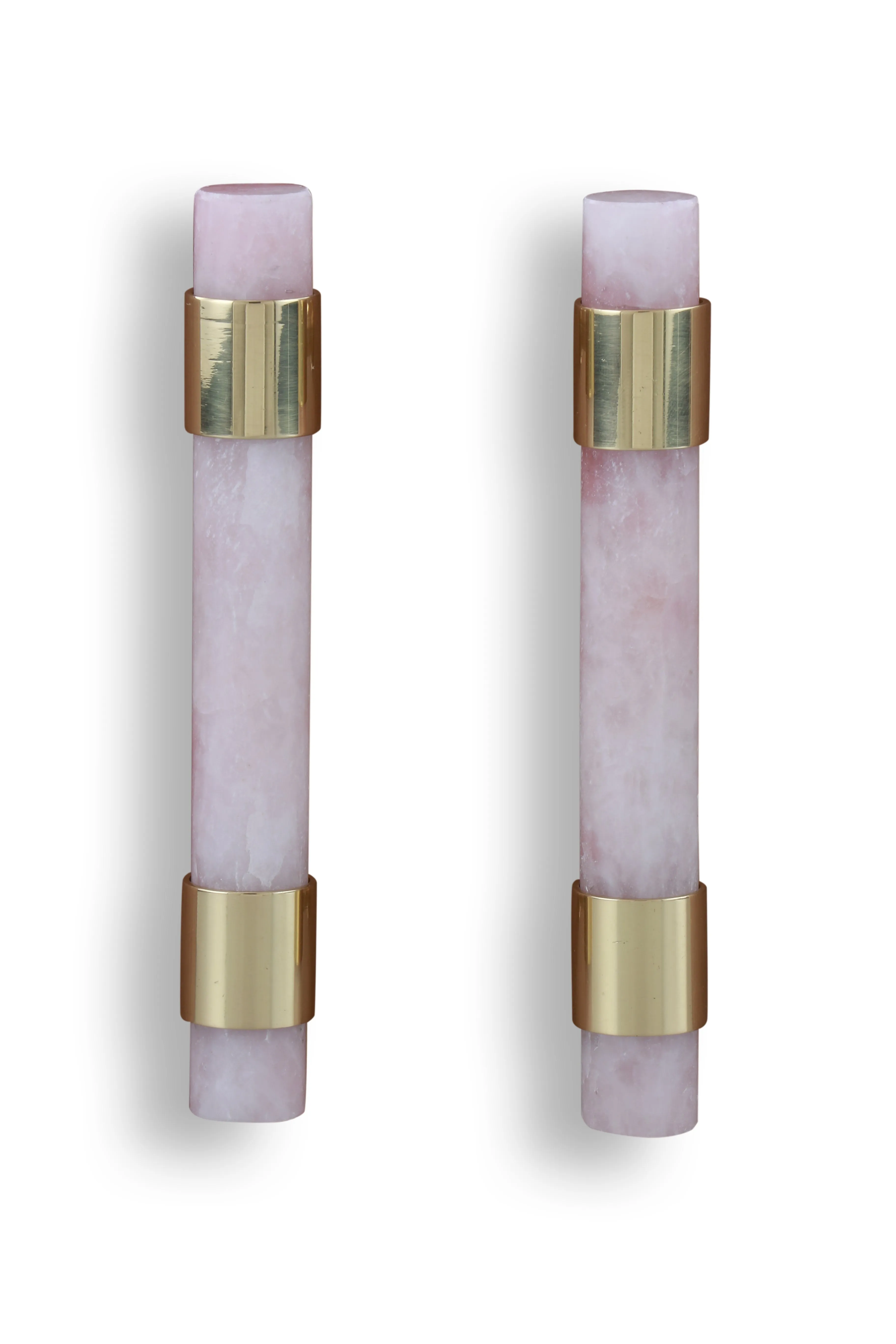 6" Gemstone Cabinet Bars with Gold Accent