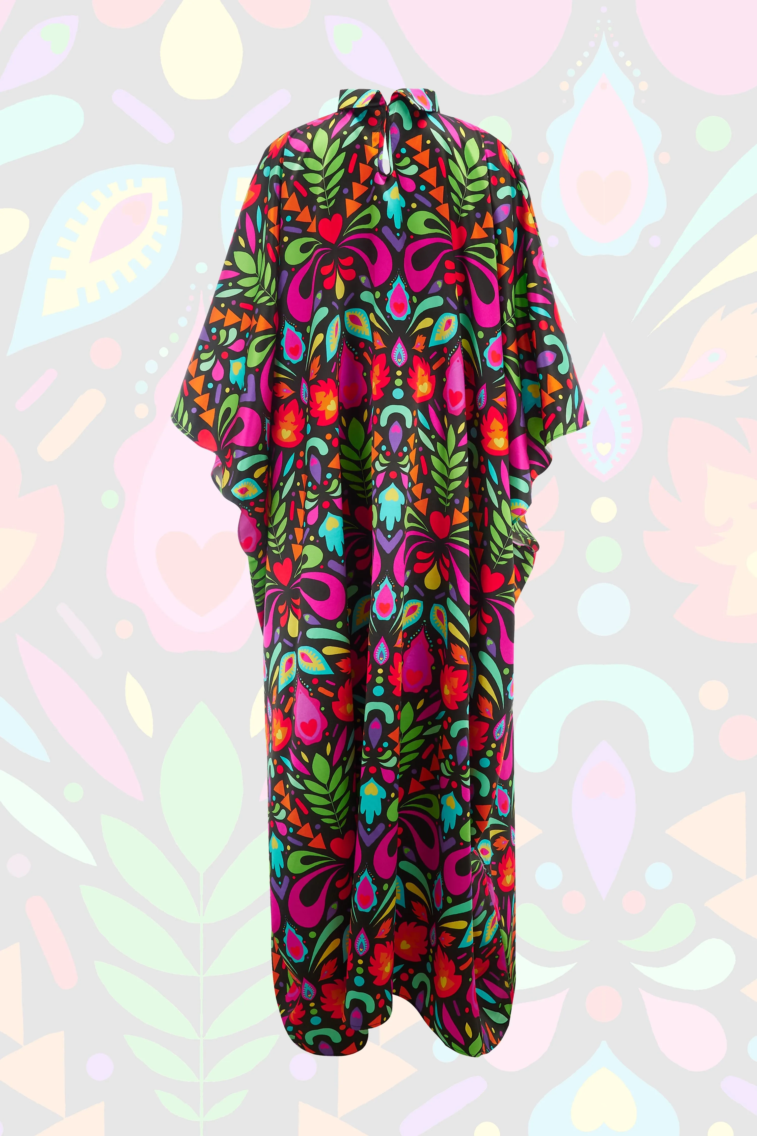 70's Style Cape Dress
