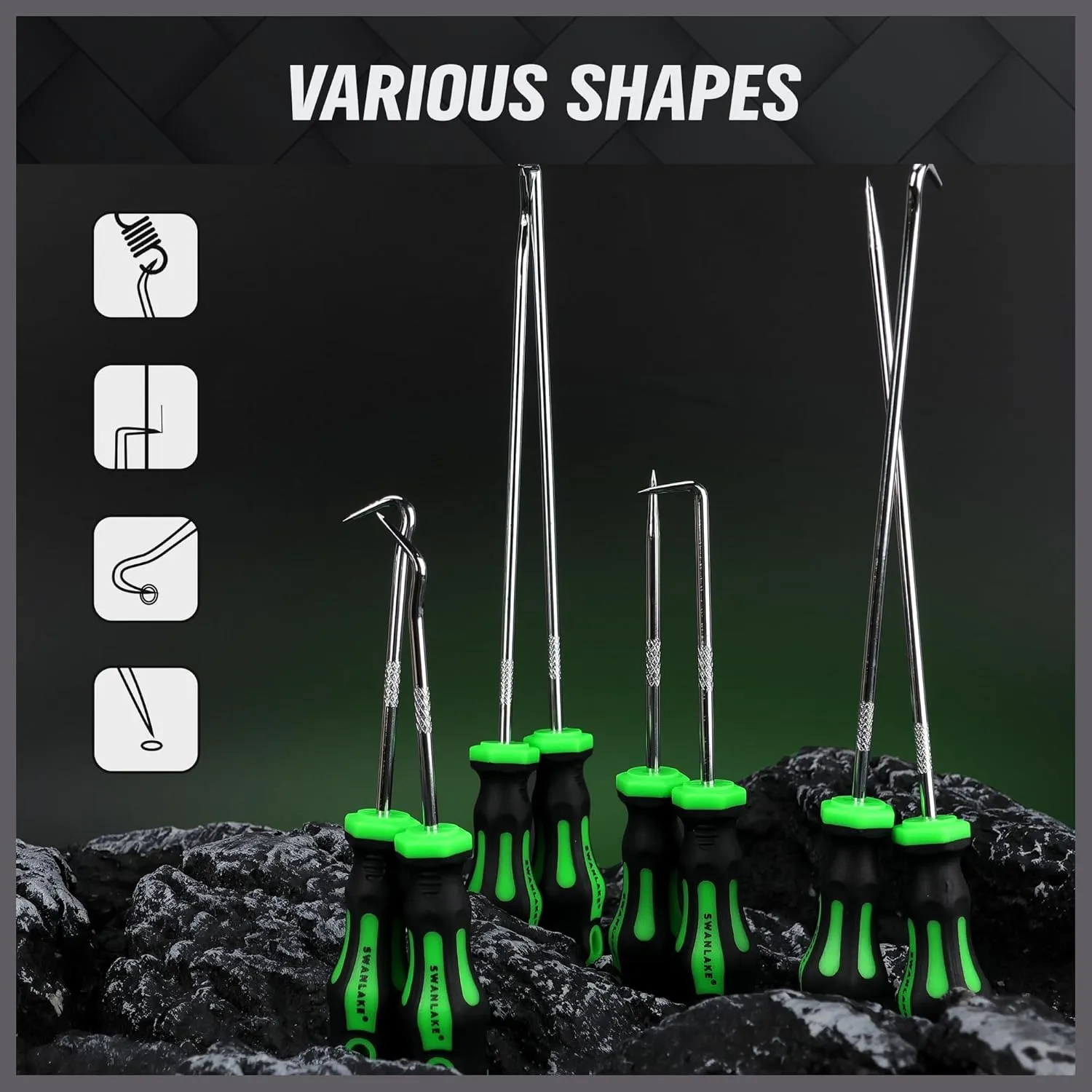 8 Piece Mini H00k & Pick Set