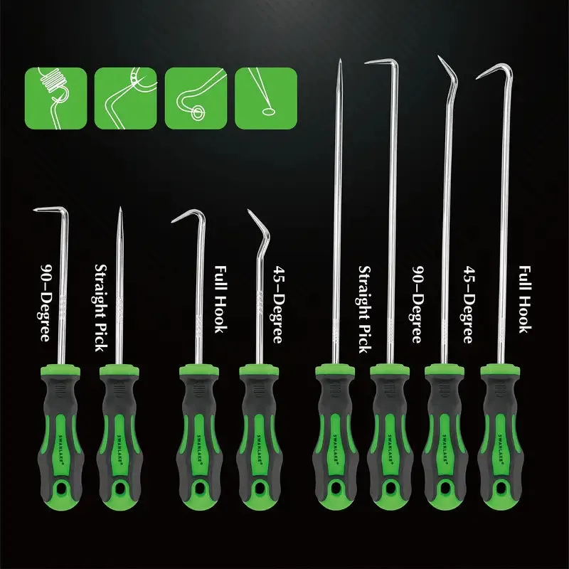 8 Piece Mini H00k & Pick Set