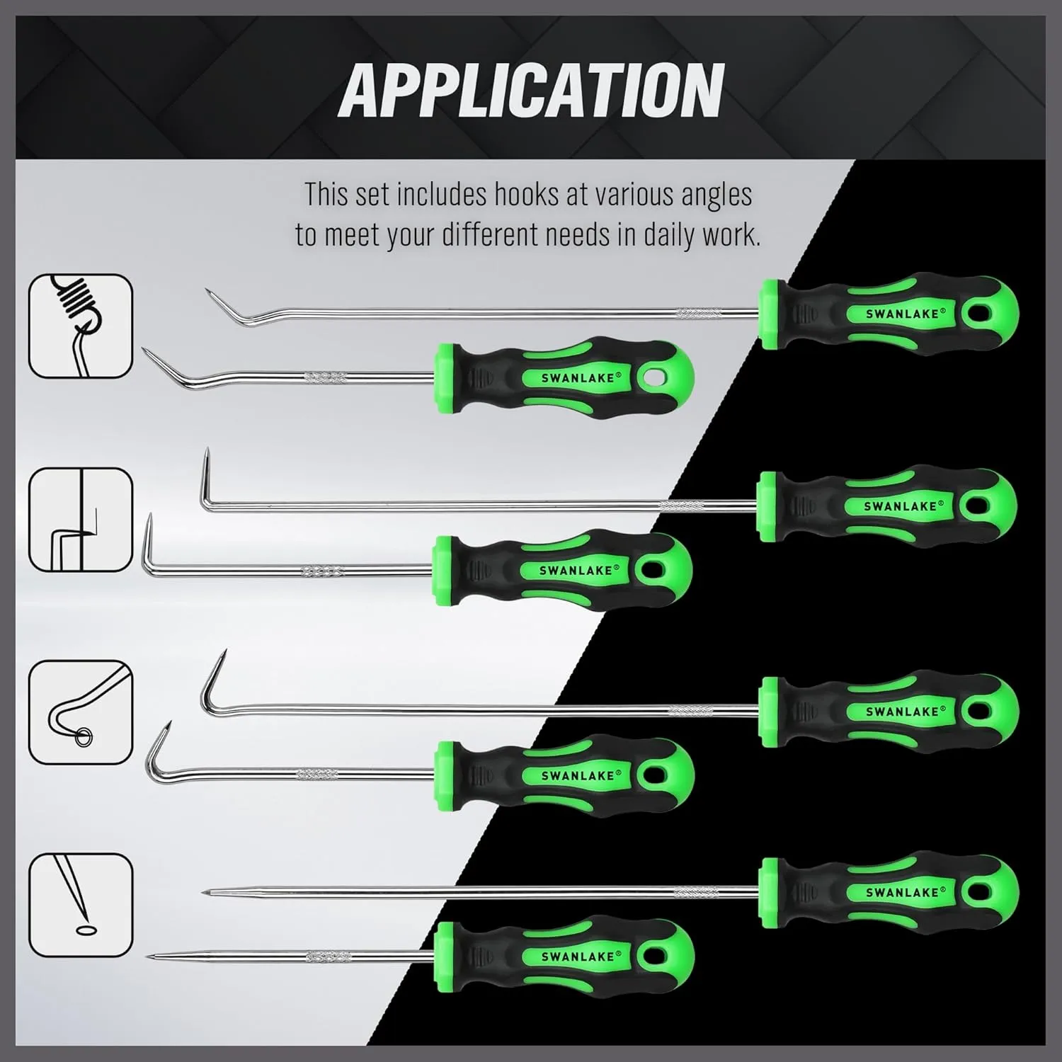 8 Piece Mini H00k & Pick Set