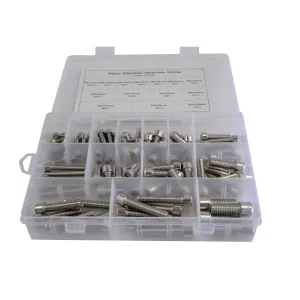 90pc Stainless Steel Cap Screw Bolt Assortment  Grab Kit
