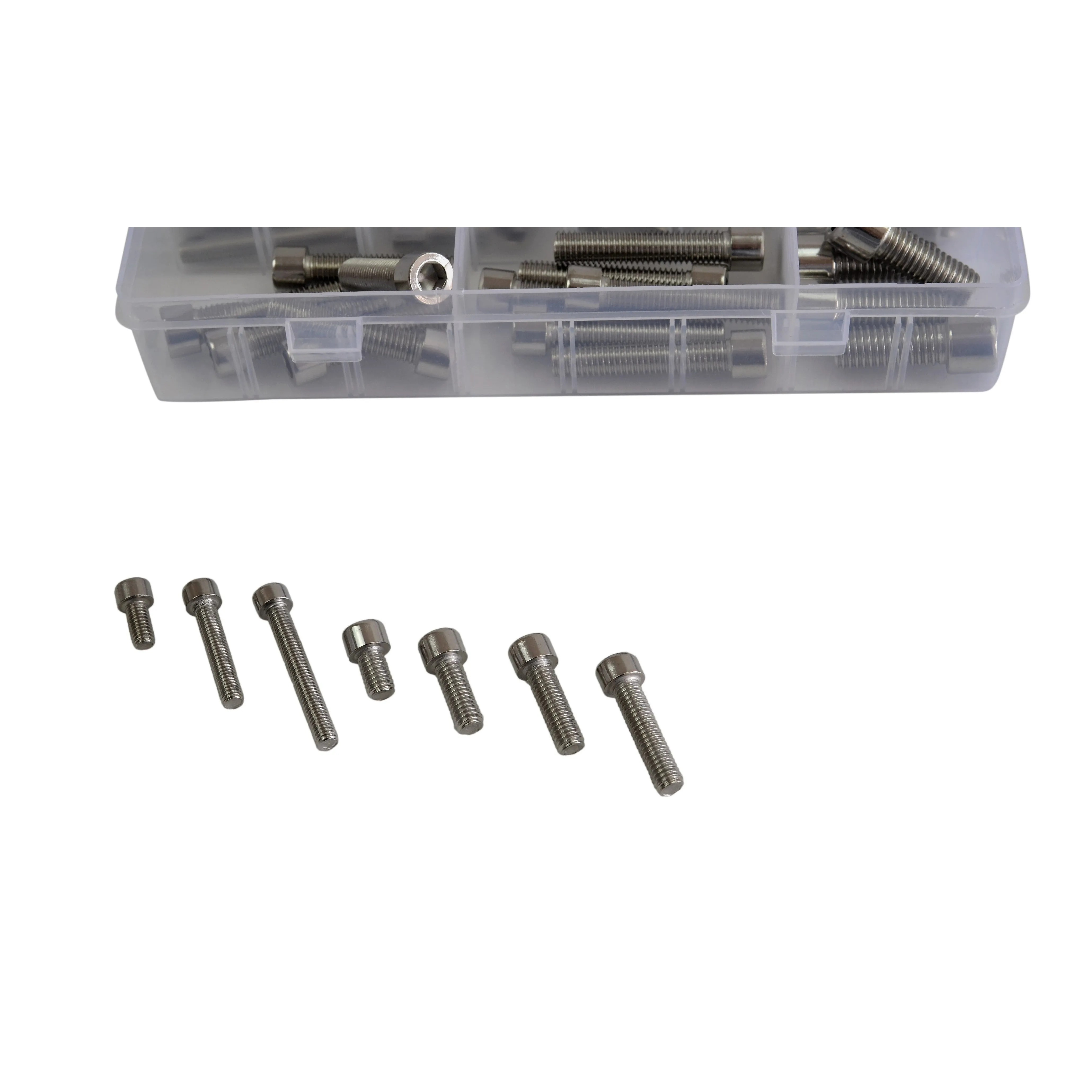 90pc Stainless Steel Cap Screw Bolt Assortment  Grab Kit