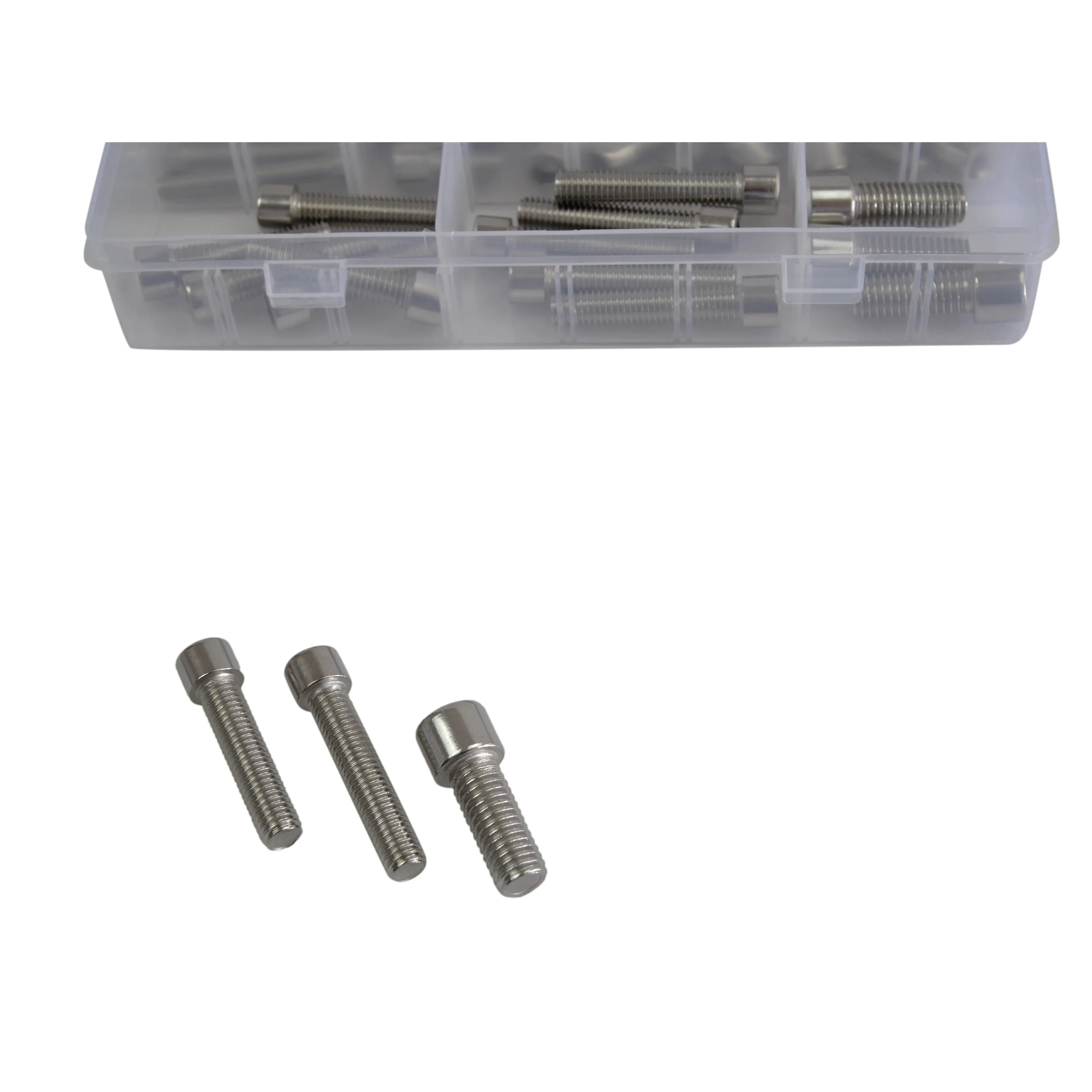 90pc Stainless Steel Cap Screw Bolt Assortment  Grab Kit
