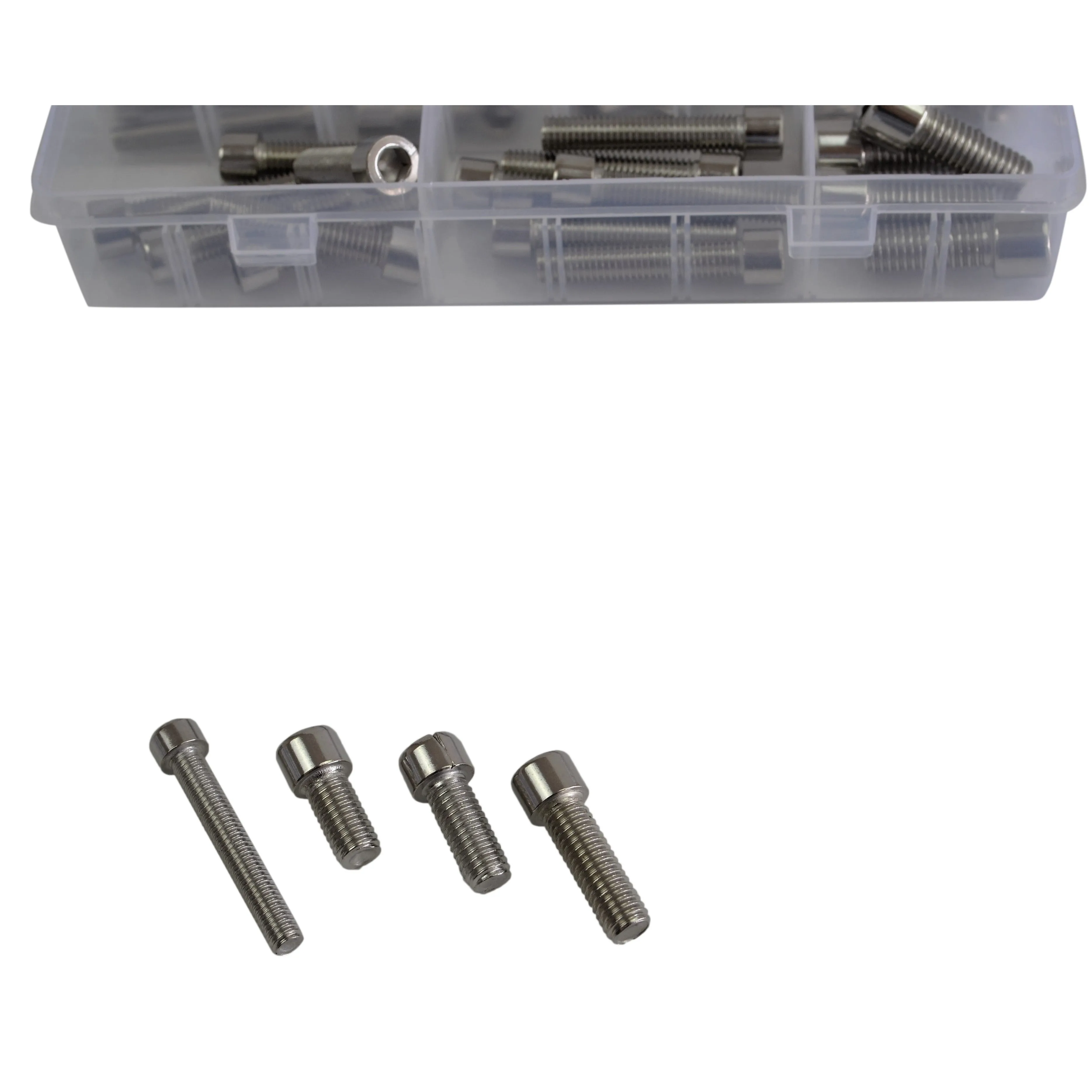 90pc Stainless Steel Cap Screw Bolt Assortment  Grab Kit