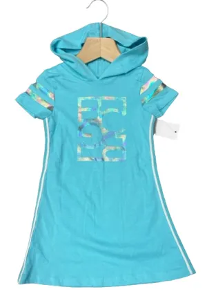 9990 GIRLS BRAND BCBG BLUE HOODED DRESS, Pack of 12