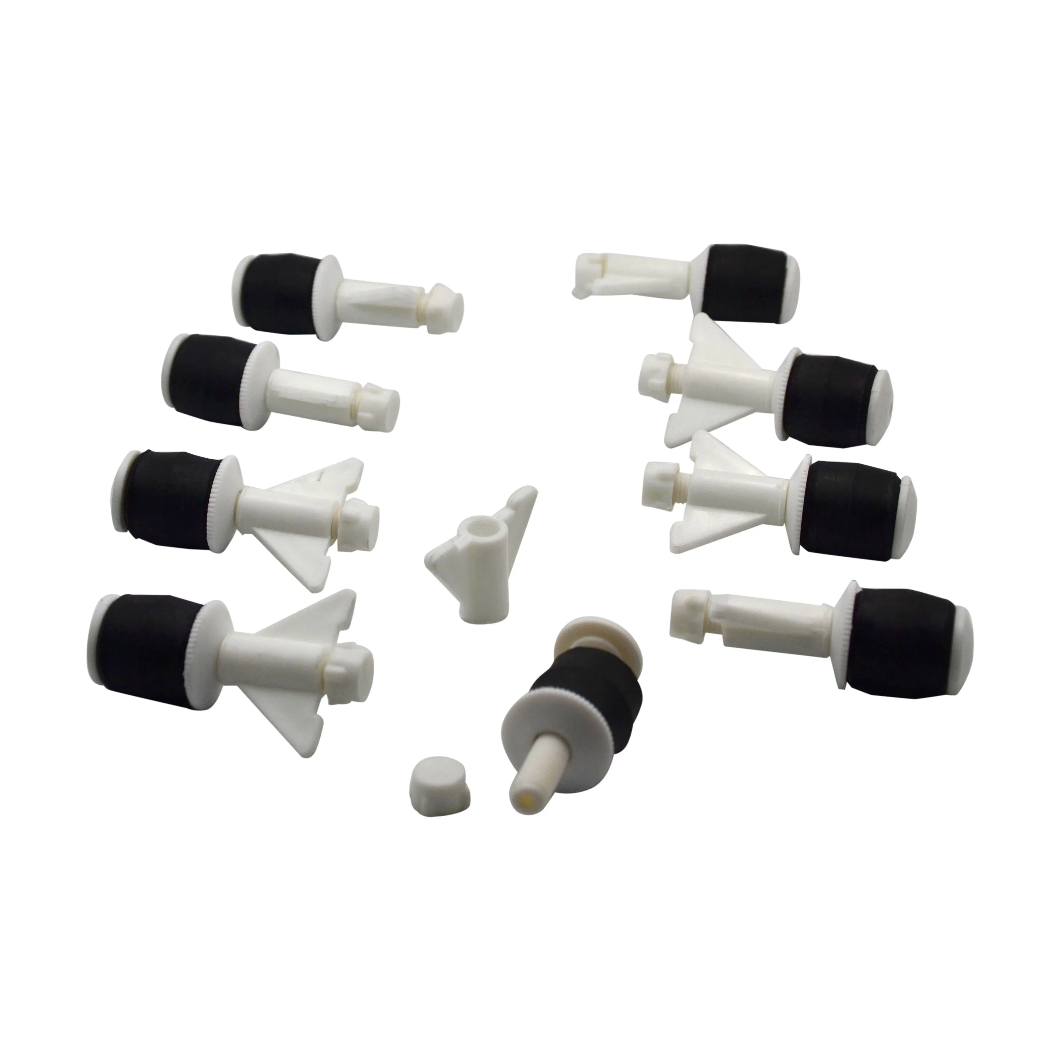 9x Nylon Mechanical Pipe Test Plug Bung with 10mm Bypass 23mm to 32mm