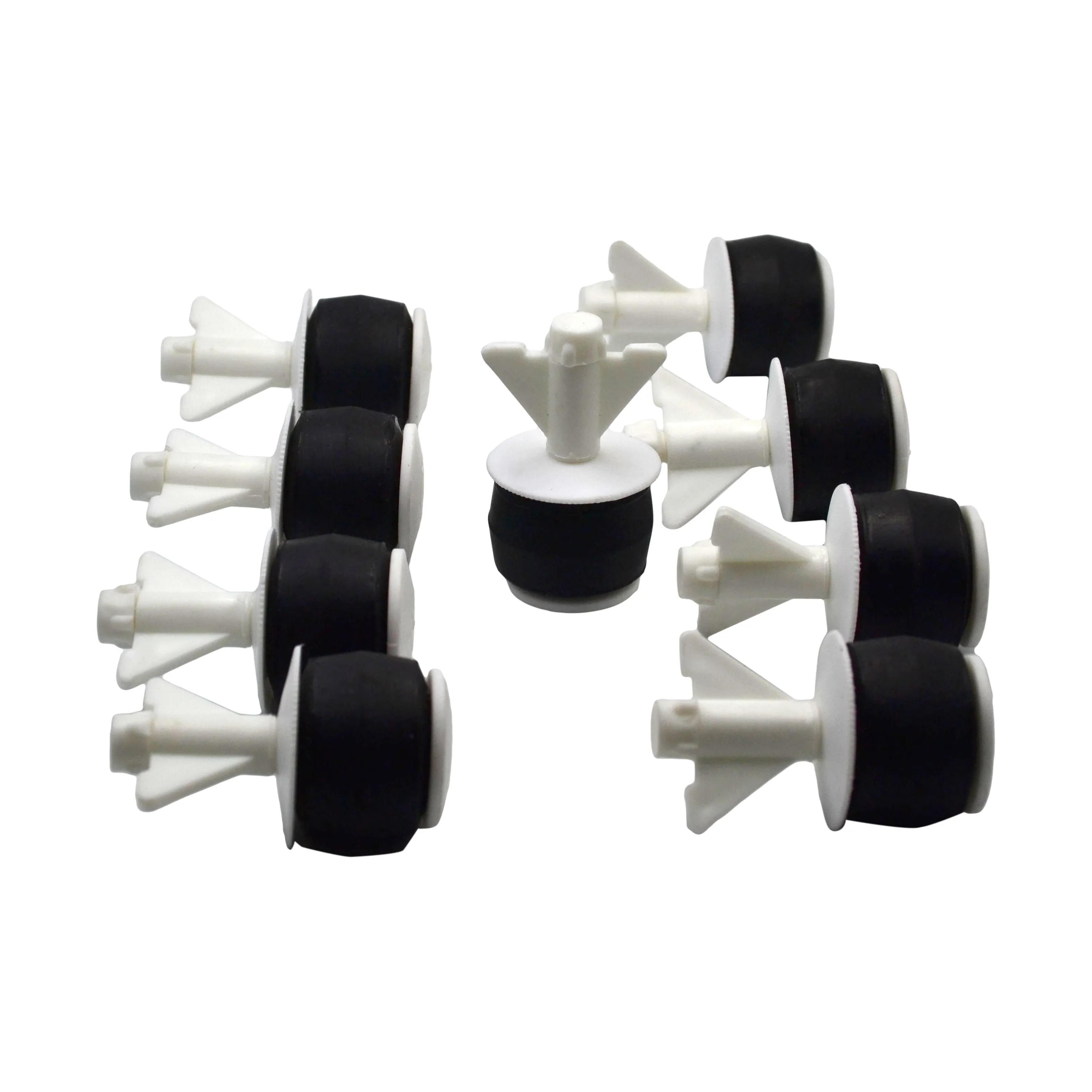 9x Nylon Mechanical Pipe Test Plug Bung with 10mm Bypass 36mm to 45mm