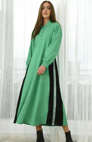 A Bold Move Dress - Green