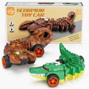(ABC)Alligator Truck Toys - 2 Pack Crocodile & Scorpion Cars Toys Vehicles Monster Truck, for ages 3 