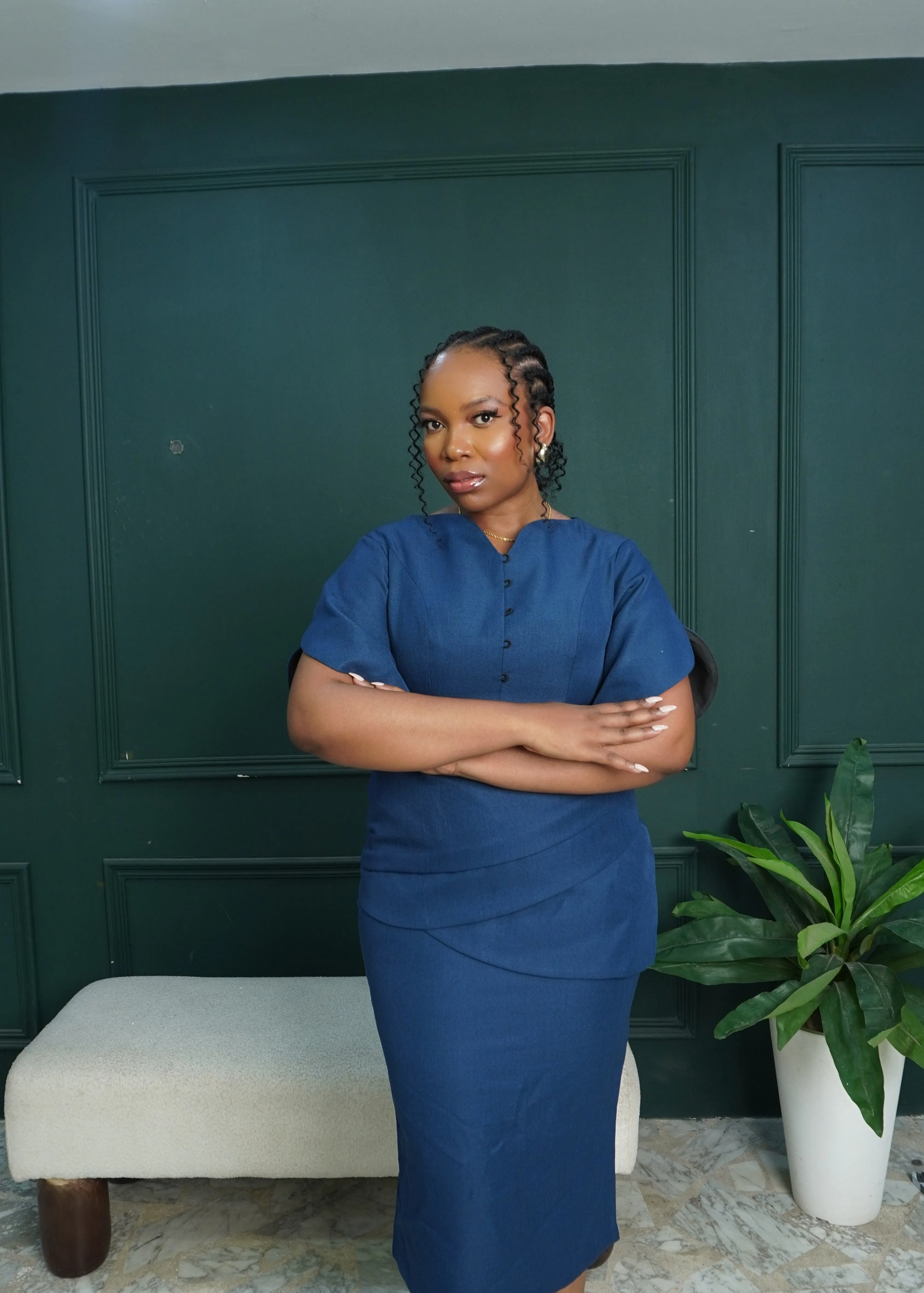 Adesewa Dress Teal