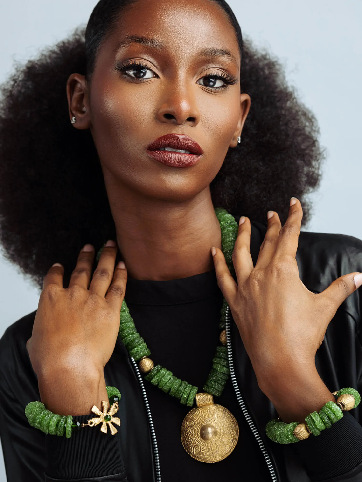 Adinkra Jewelry Set