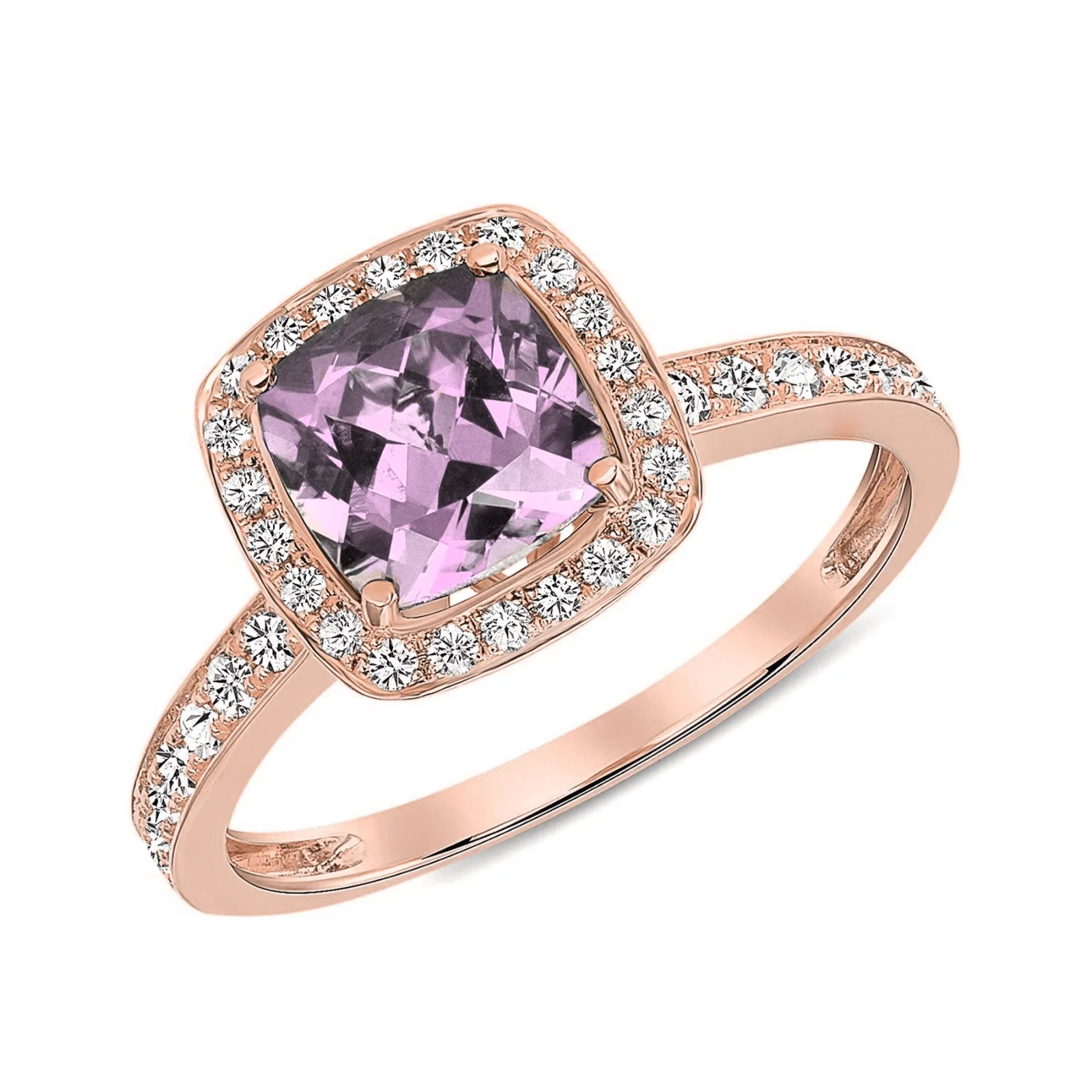 Adoration Ring Rose Quartz